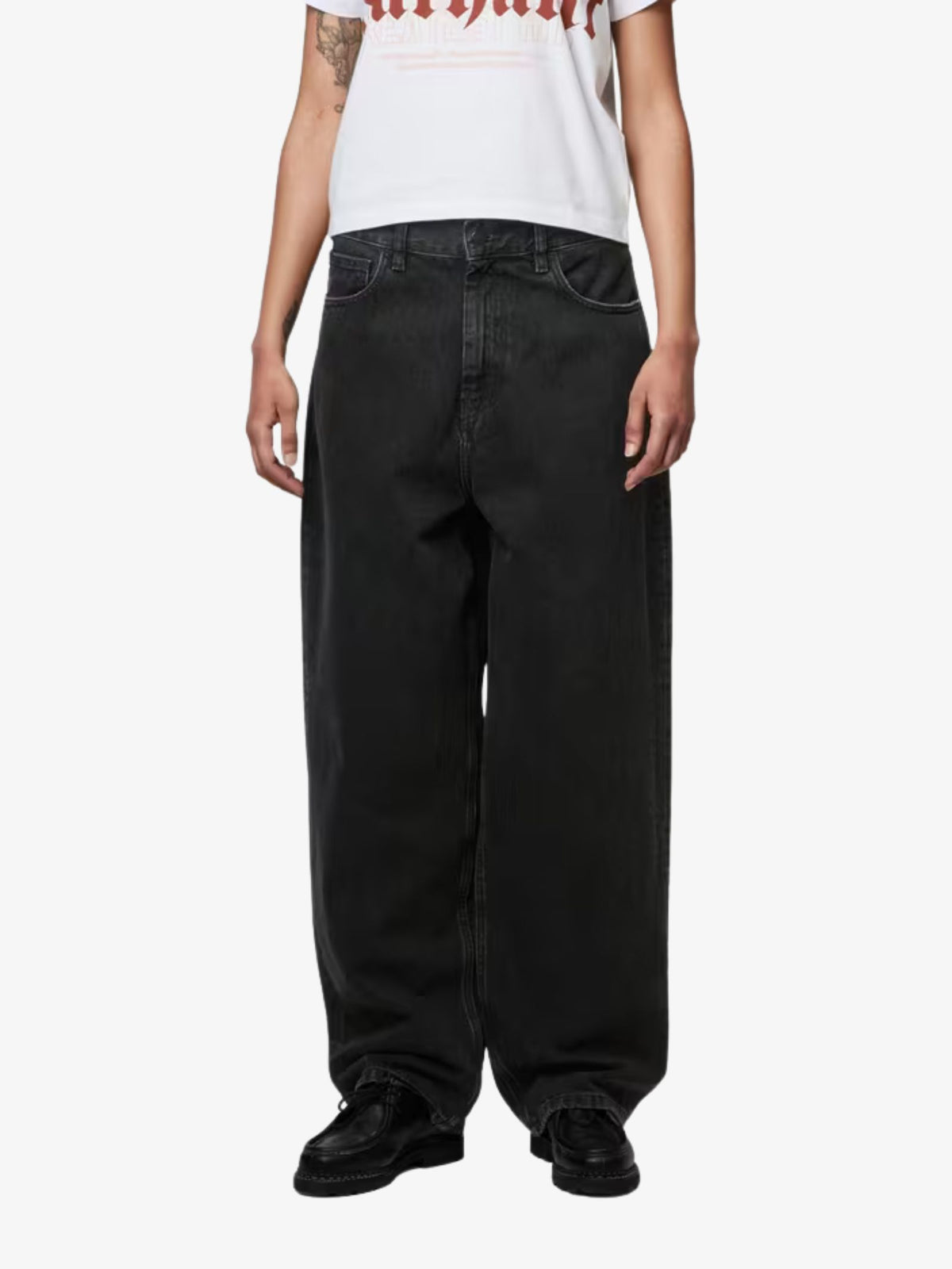 Carhartt Wip Women's Brandon Pants | Black Stone Washed