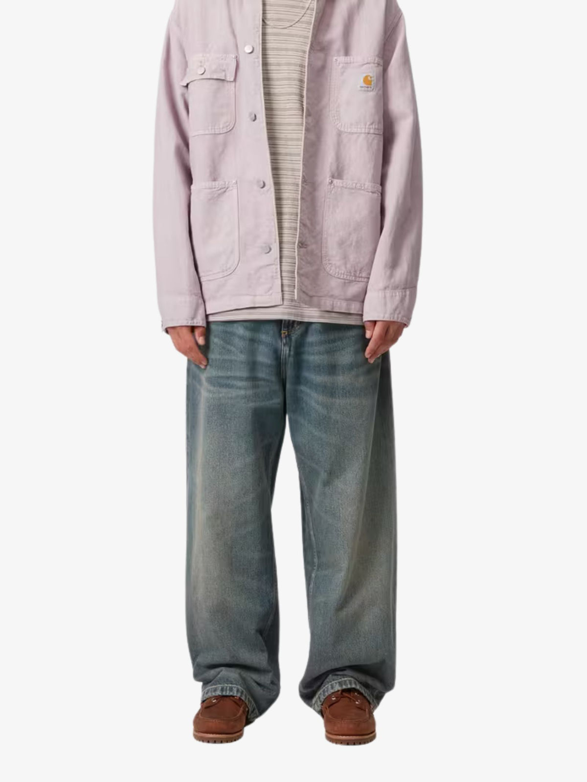 Carhartt Wip Brandon Pants | Blue Worn Used Denim