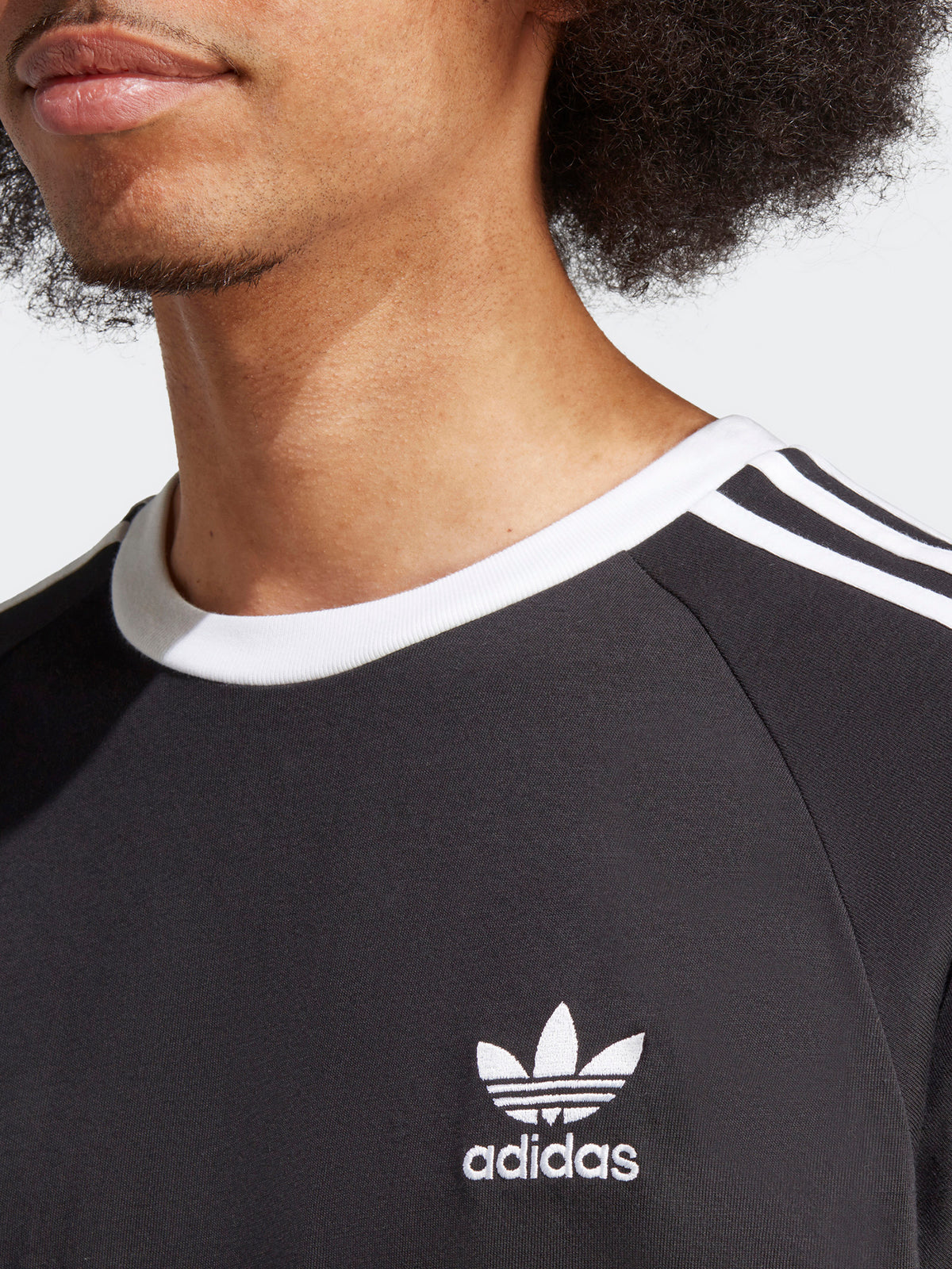 Adidas Adicolor Classics 3 Stripes T-Shirt | Black
