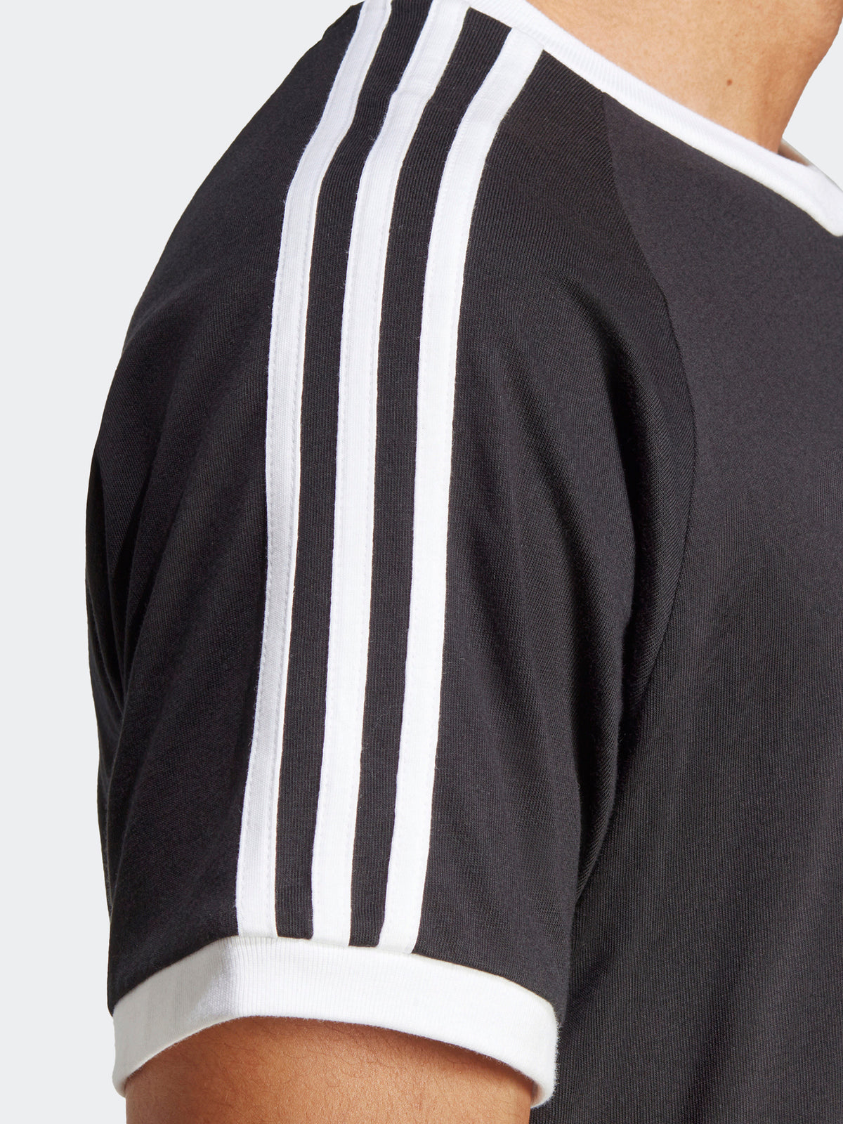 Adidas Adicolor Classics 3 Stripes T-Shirt | Black