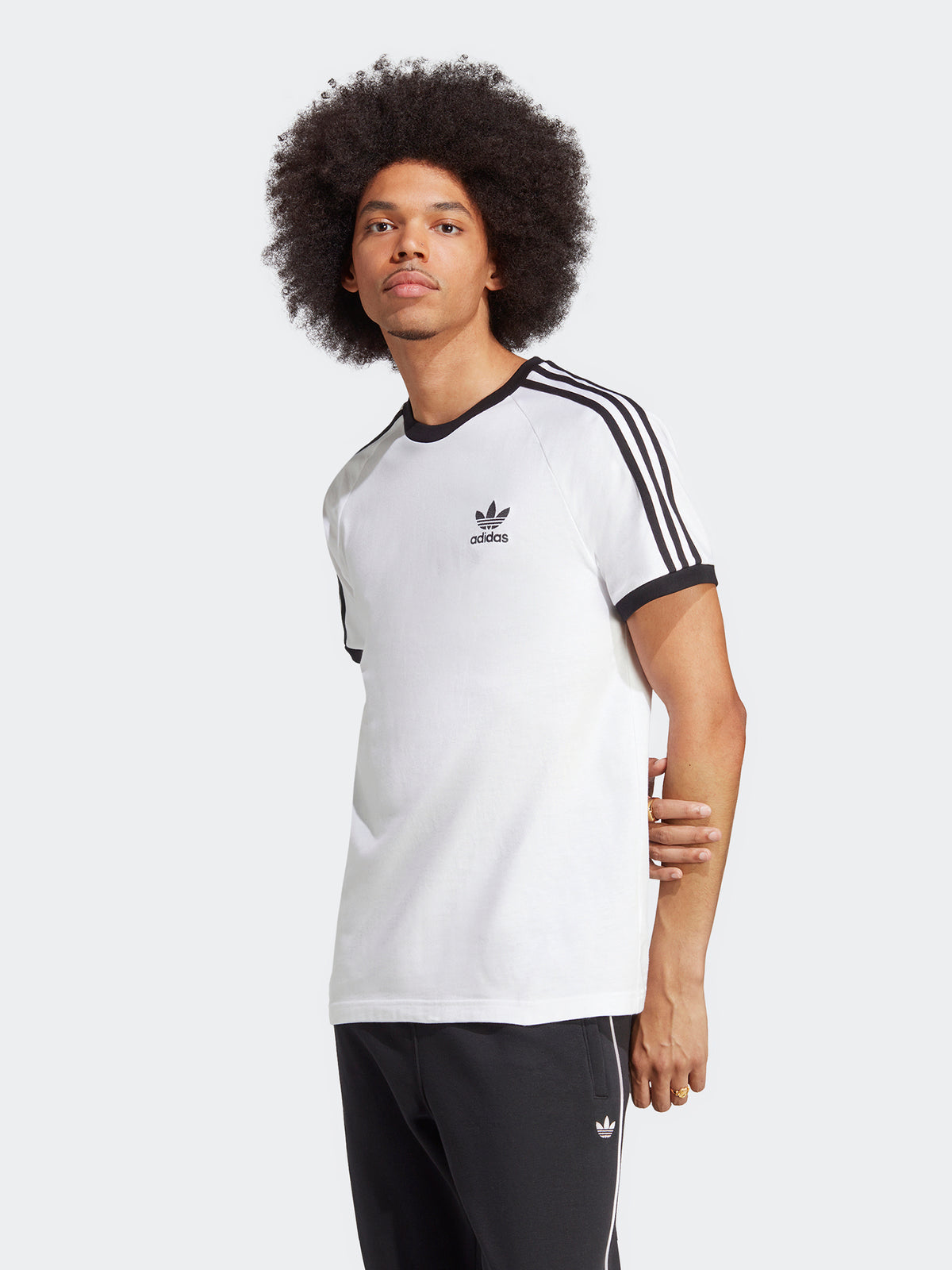 Adicolor Classics 3 Stripes T-Shirt in White