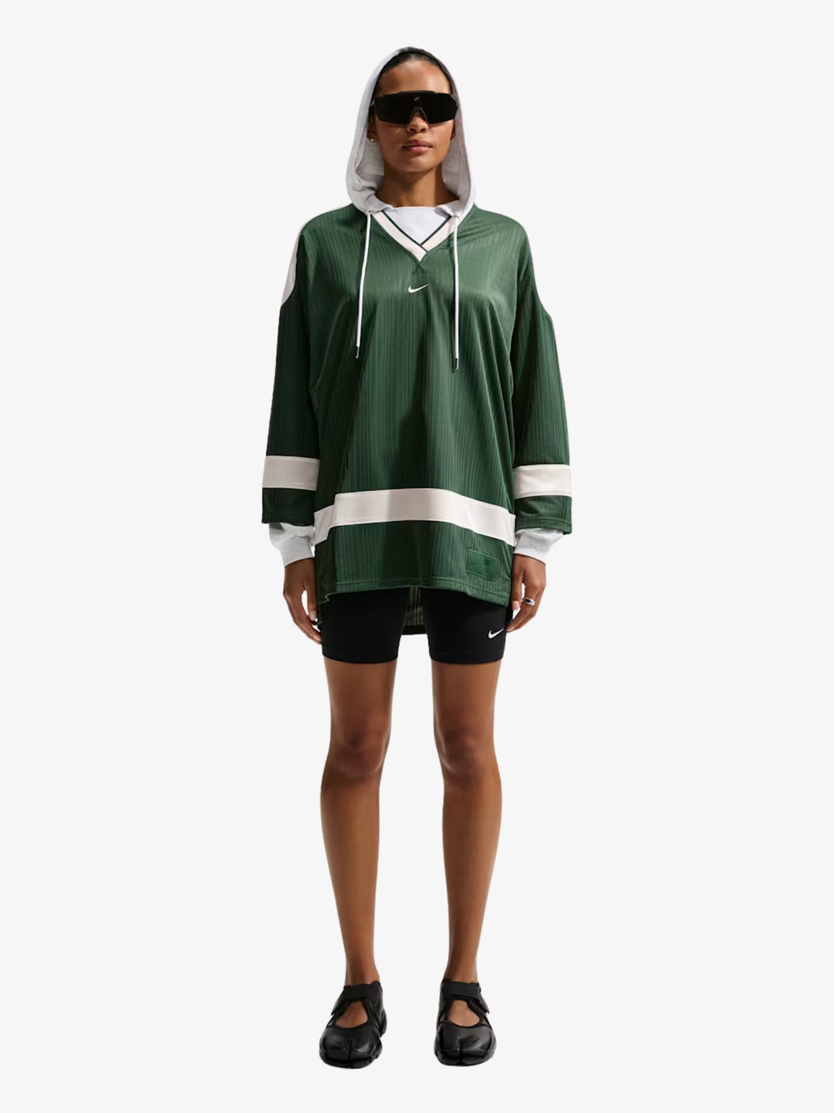 Nike Women's NSW Jersey Tunic | FIR/CHALK/CHALK