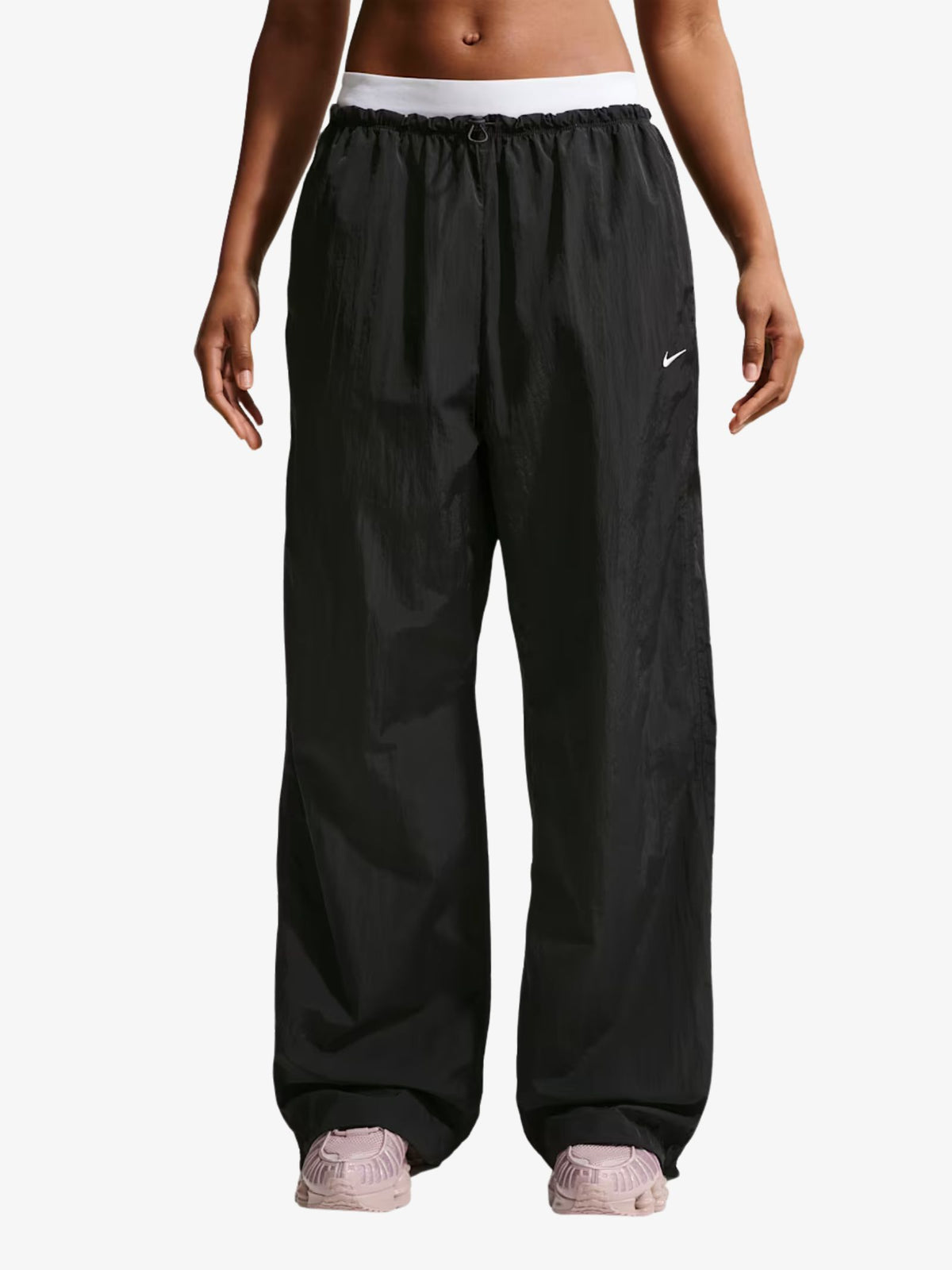 Nike Women's NSW Parachute Pants | BLACK/BLACK/WHITE