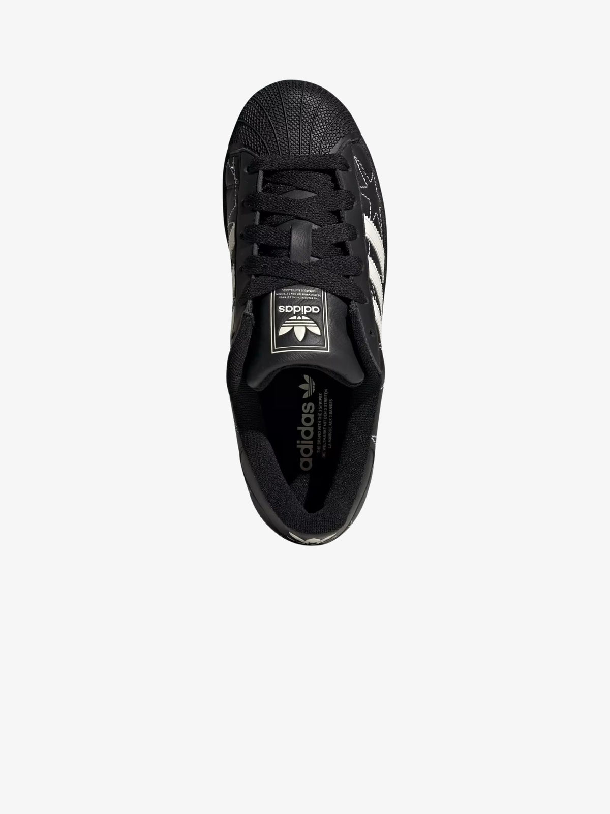 Adidas Women's Superstar II Shoes | Black