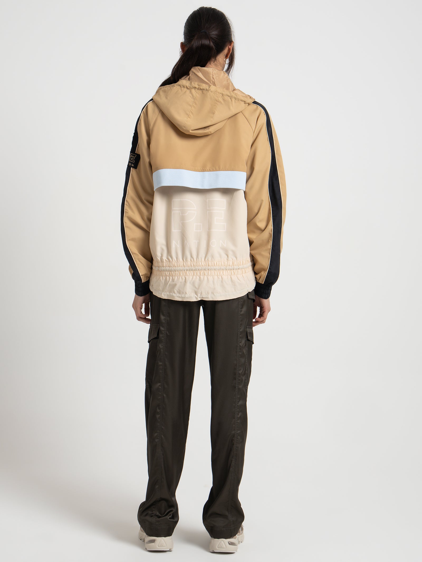 Pe nation Man Down Jacket in Sand Sand Glue Store