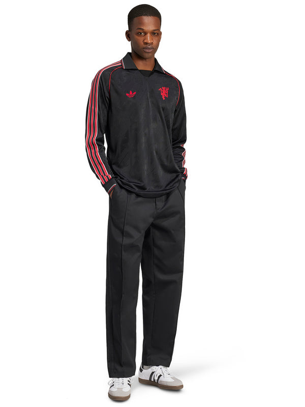Adidas Manchester United Long Sleeve Jersey Black | Glue Store