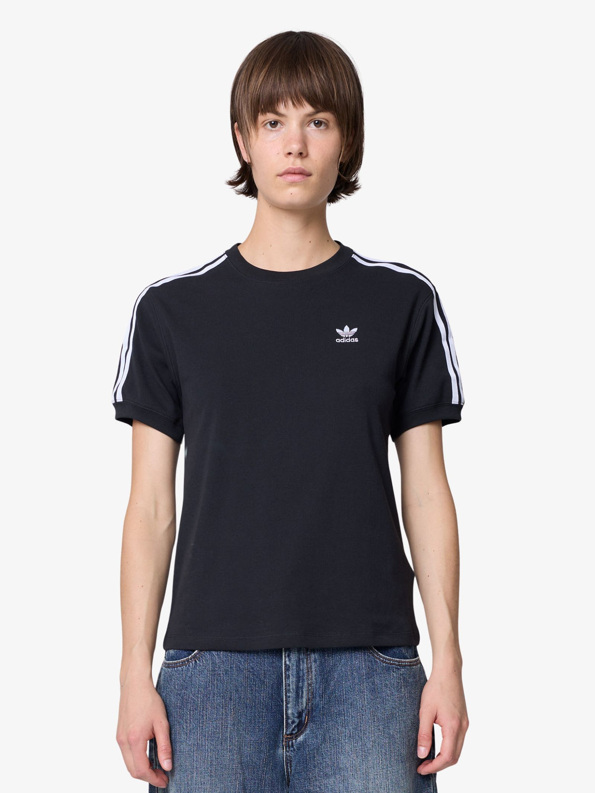 Adidas 3-Stripes Tee | Black