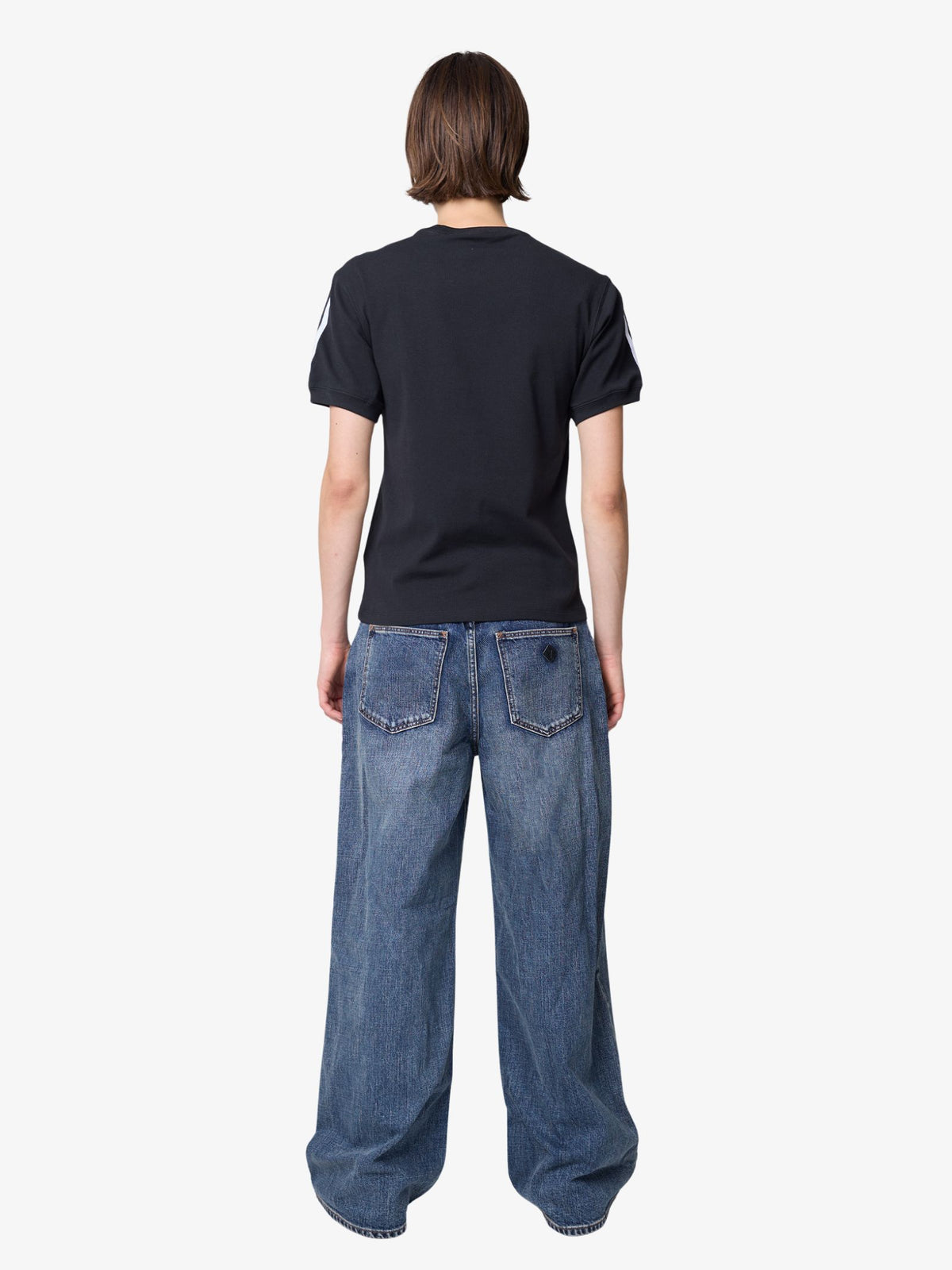 Adidas 3-Stripes Tee | Black