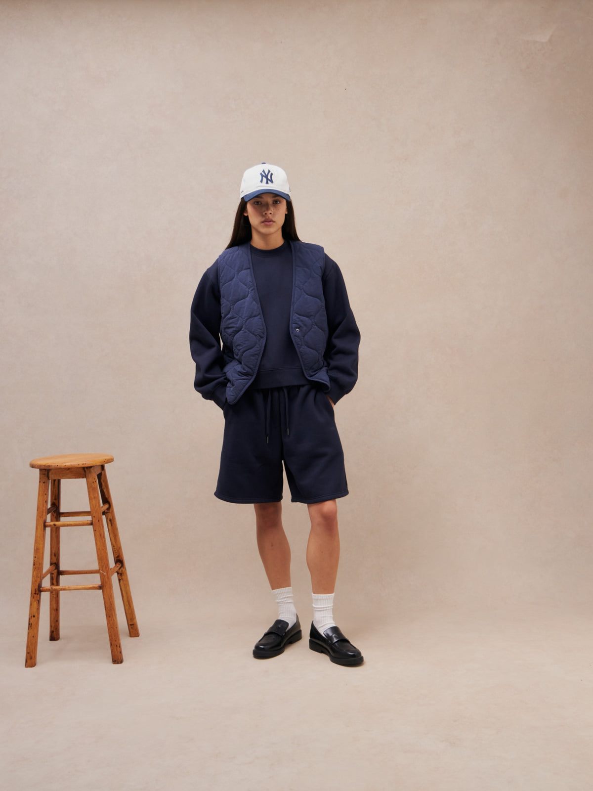 MSE Quilted Vest | Navy