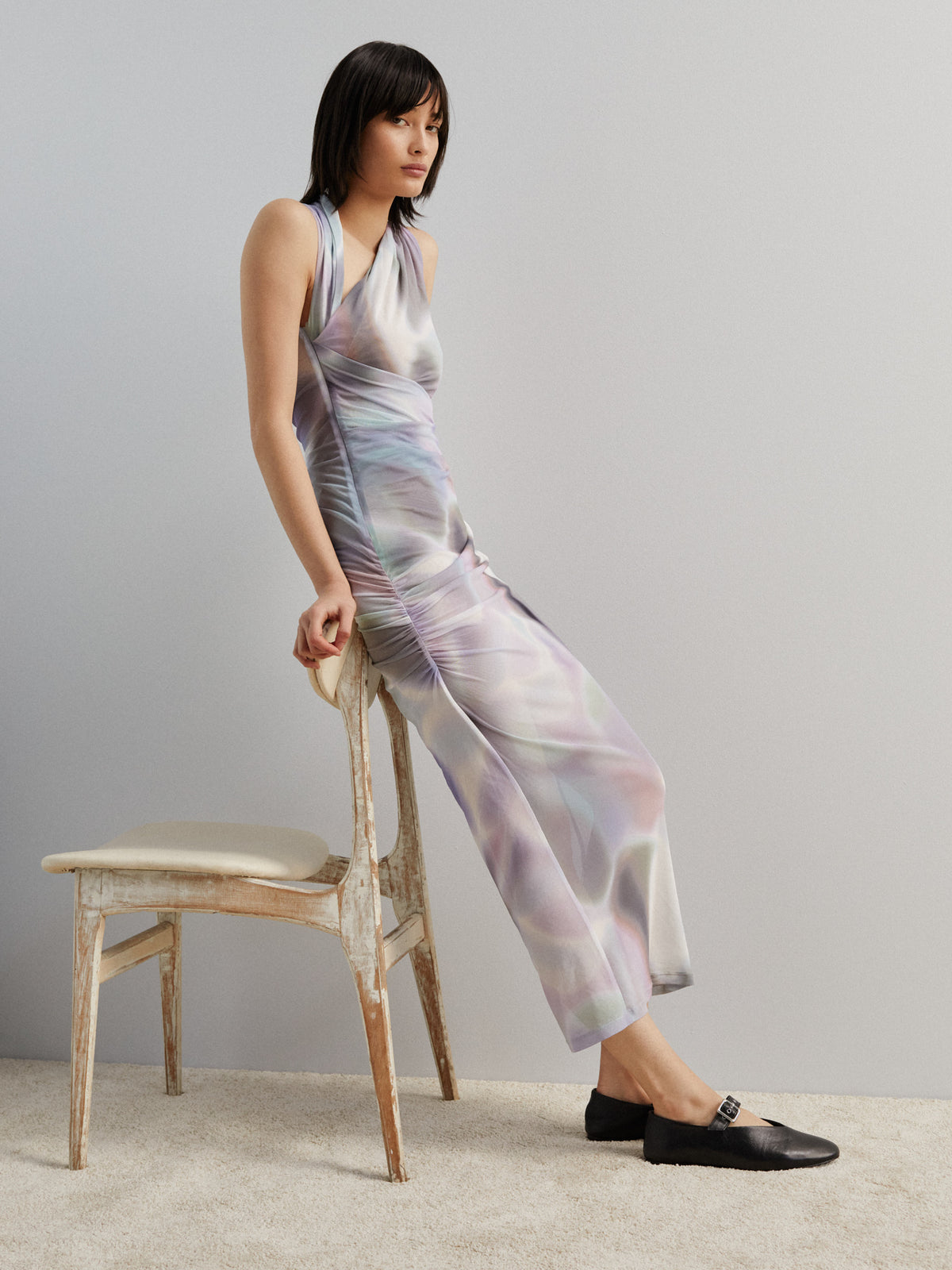 tillie mesh midi dress Misha Tillie Dress Print