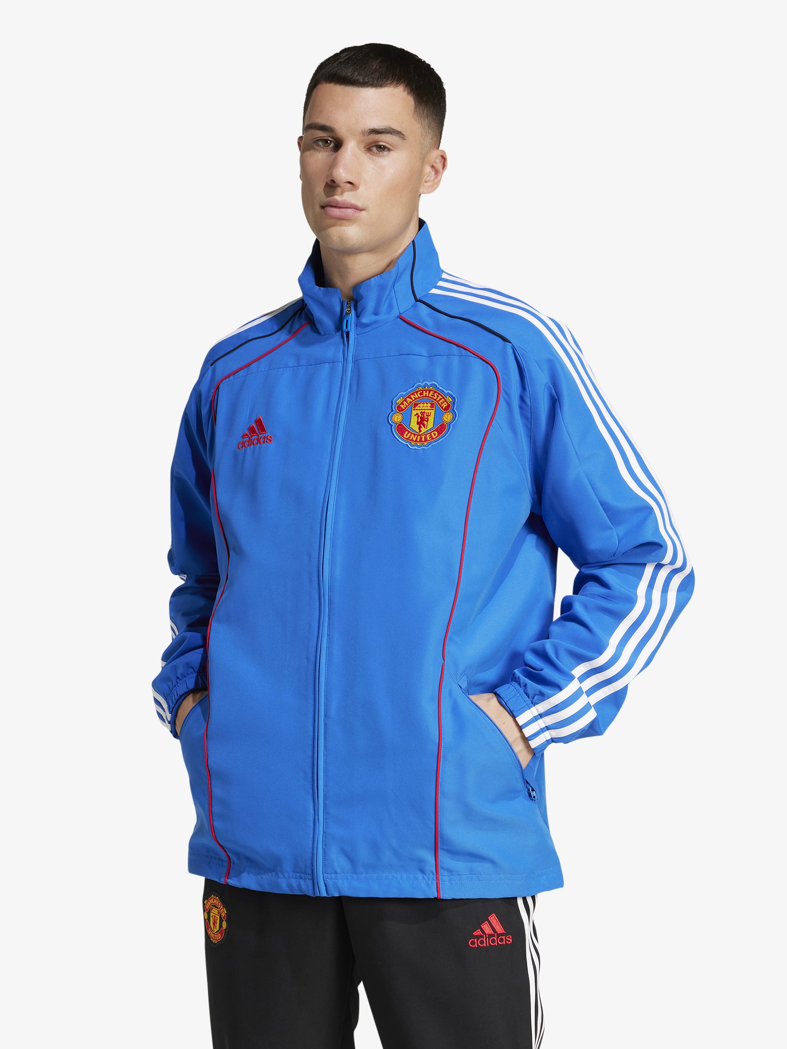 Manchester United adidas シャツ 青 jd_751474_a