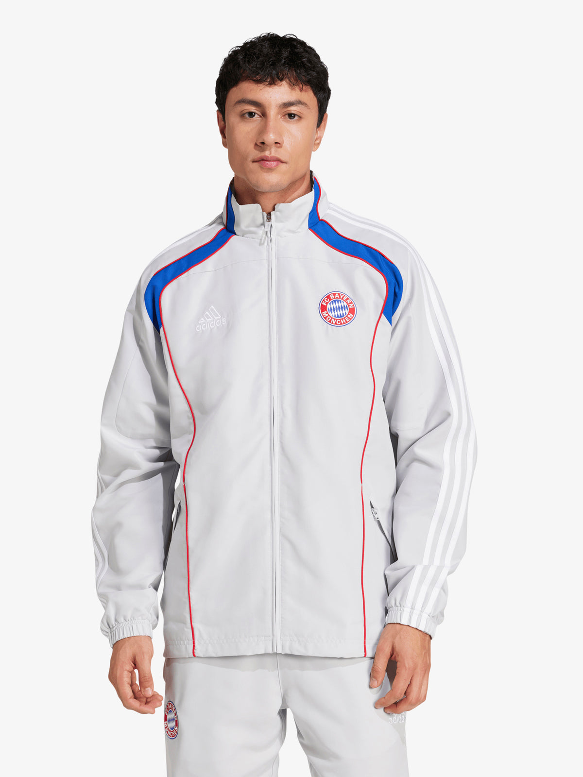 Adidas FC Bayern Track Top | TEAM LIGHT GREY