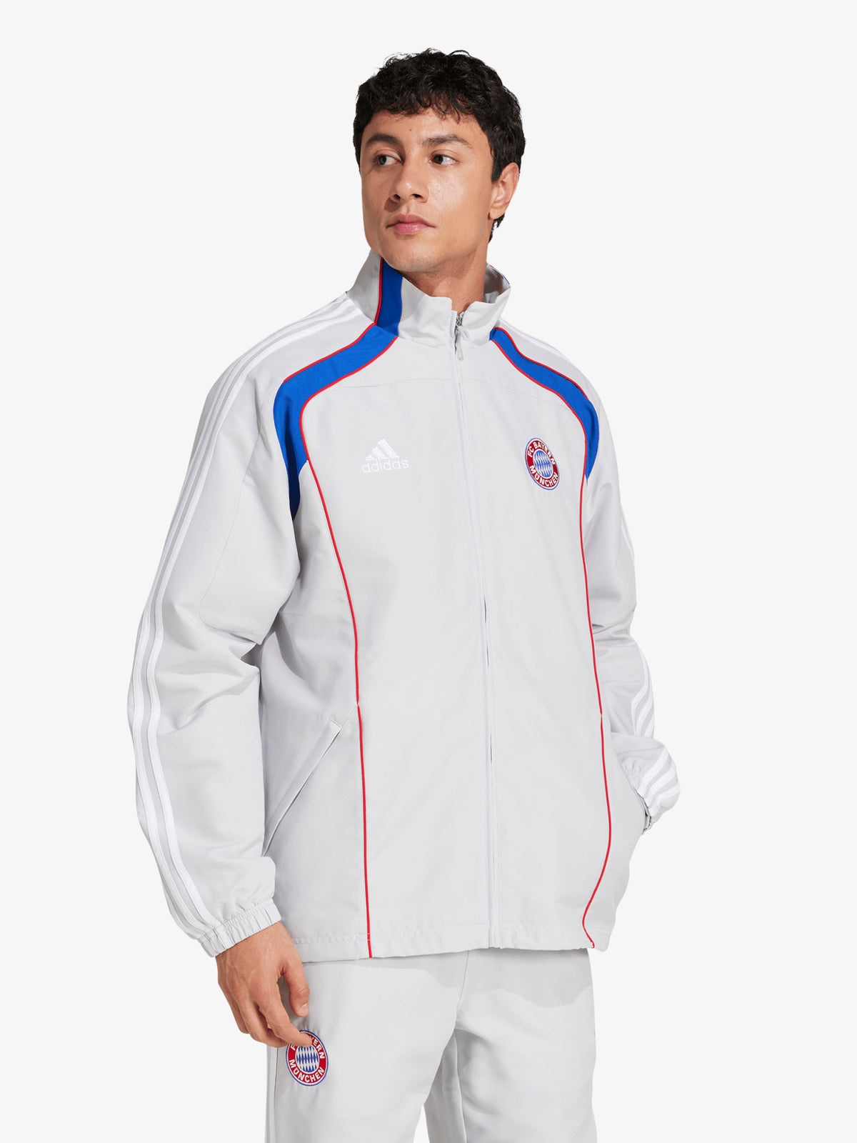 Adidas FC Bayern Track Top | TEAM LIGHT GREY