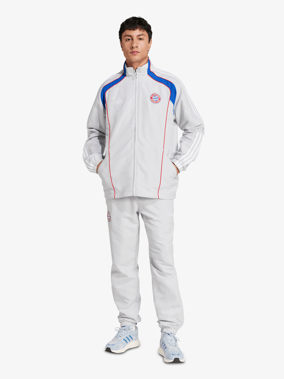 Adidas FC Bayern Track Top | TEAM LIGHT GREY
