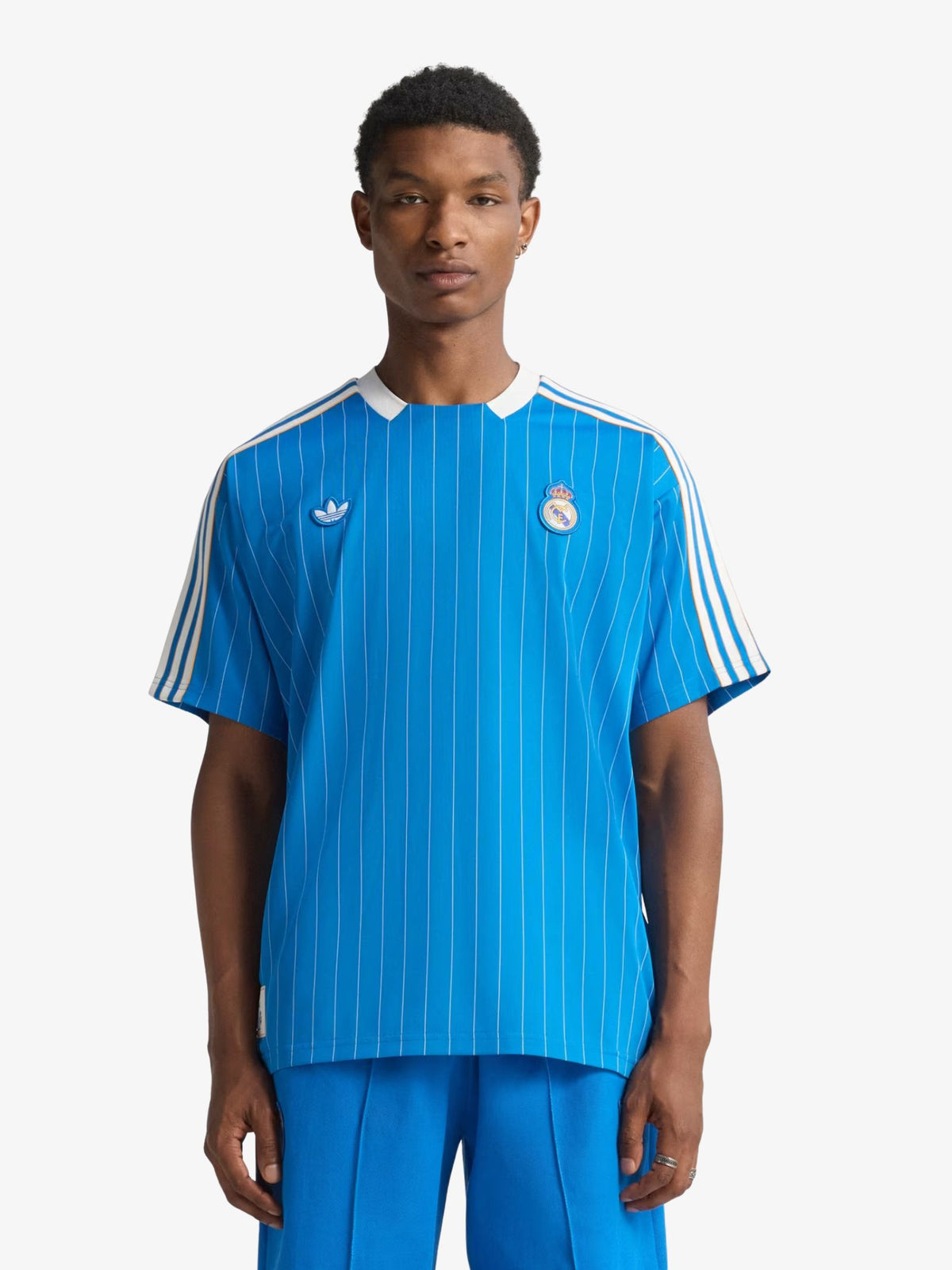 Adidas Real Madrid Icon Jersey | Blue Bird / White