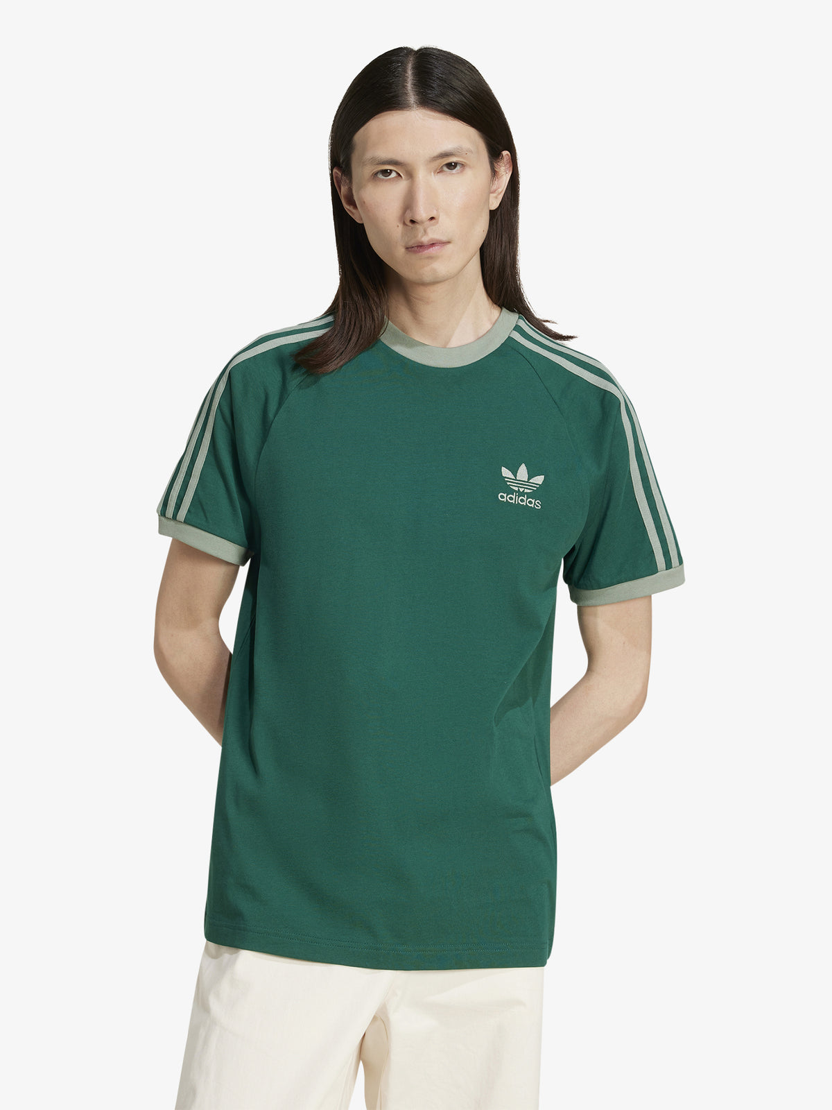 Adidas Adicolor Poly Tee | COLLEGIATE GREEN