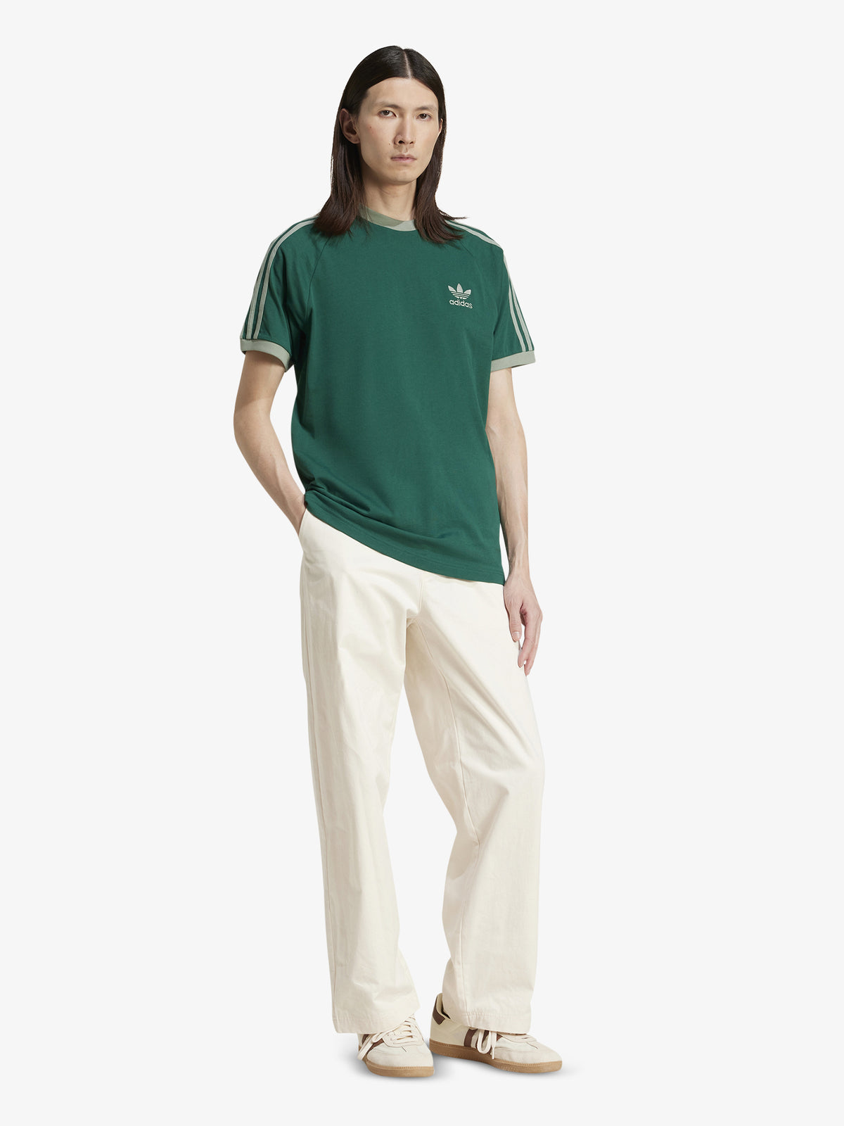 Adidas Adicolor Poly Tee | COLLEGIATE GREEN