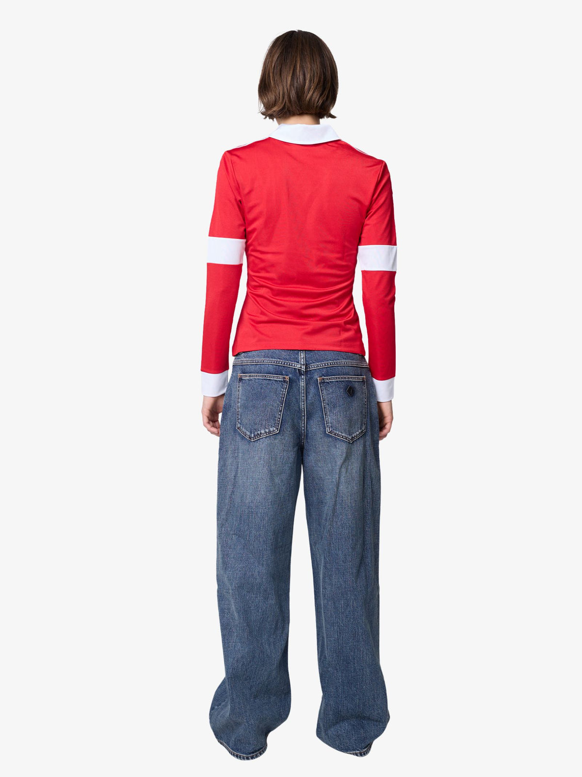 Adidas Graphic Football Long Sleeve Jersey | better scarlet