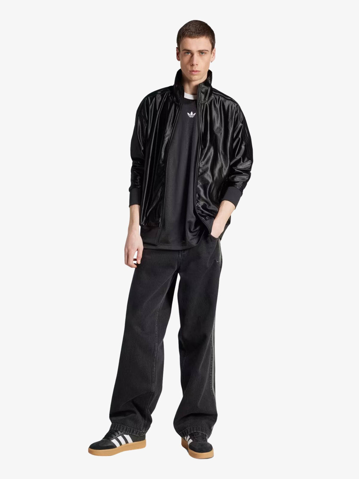 Adidas Jacquard Jersey | Blackwhite