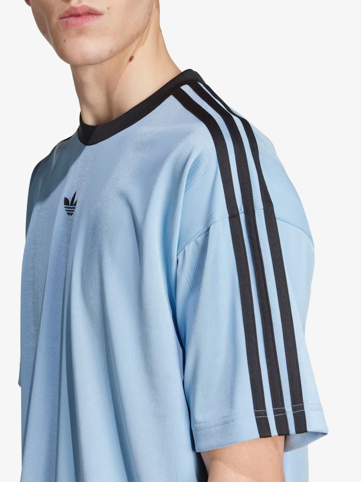 Adidas Jacquard Jersey | Ash Blue/Black