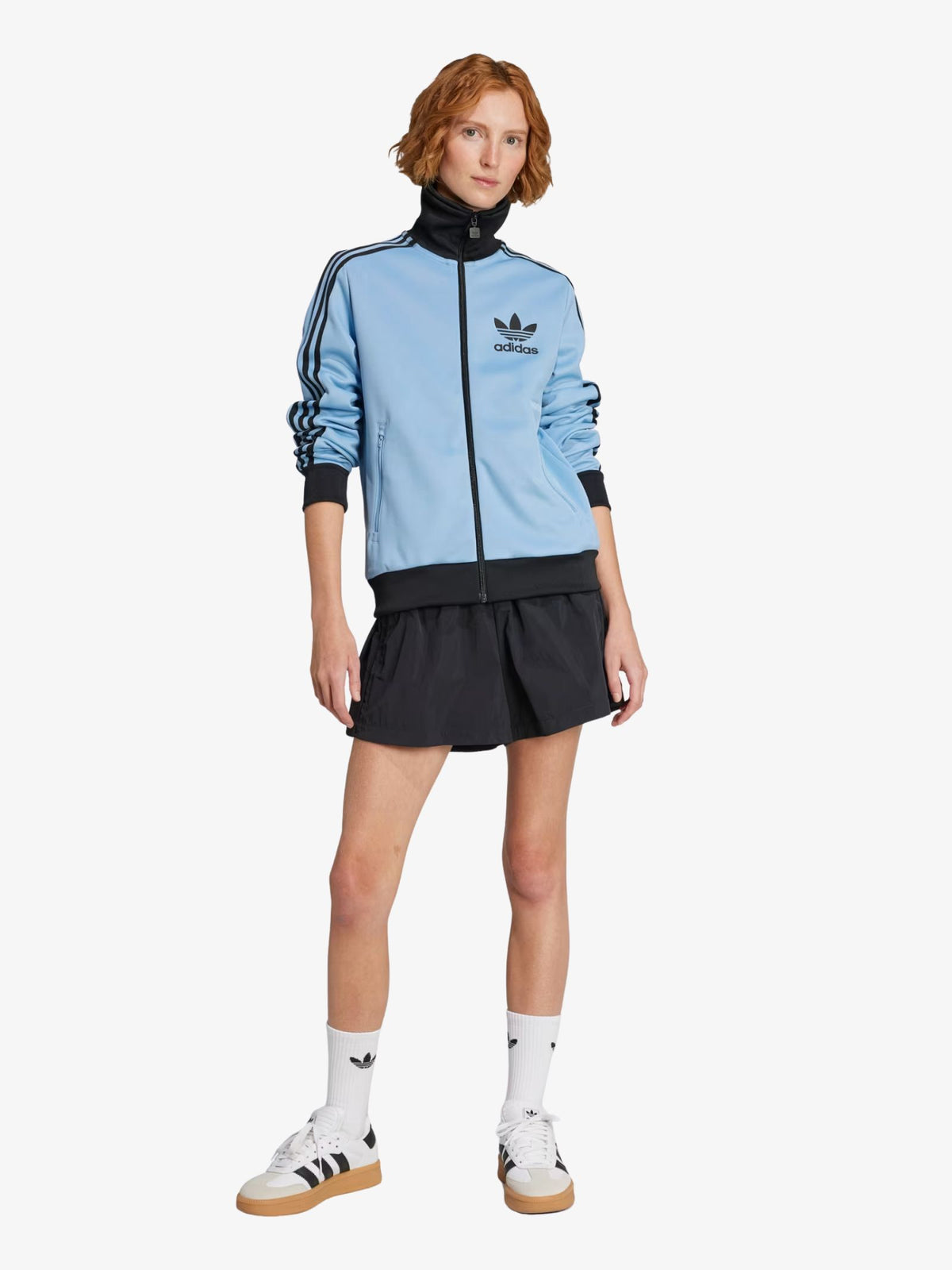 Adidas Heritage Track Top | ash blue/black