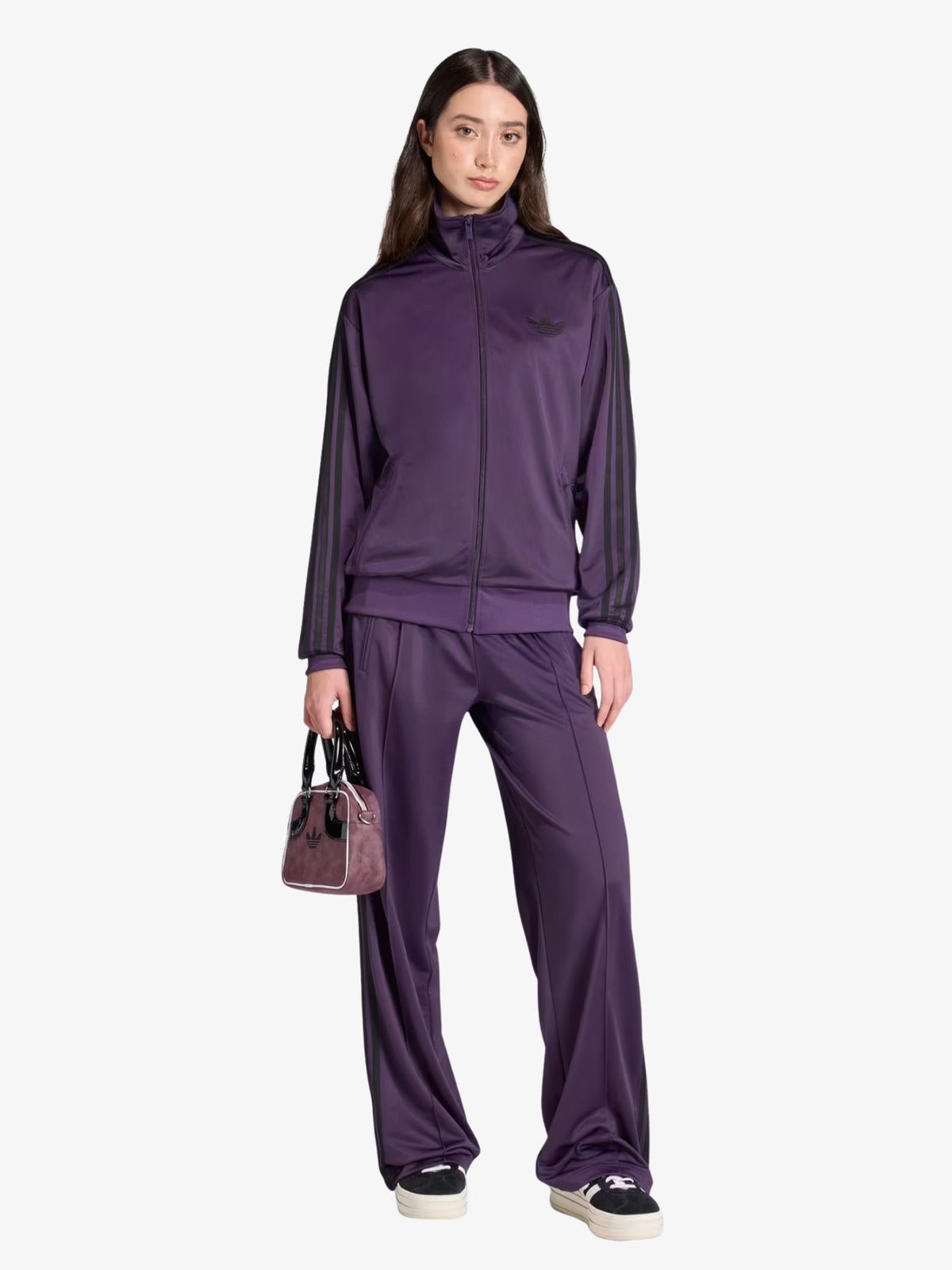 Adidas Women's Firebird Track Pants | aurora plum/black