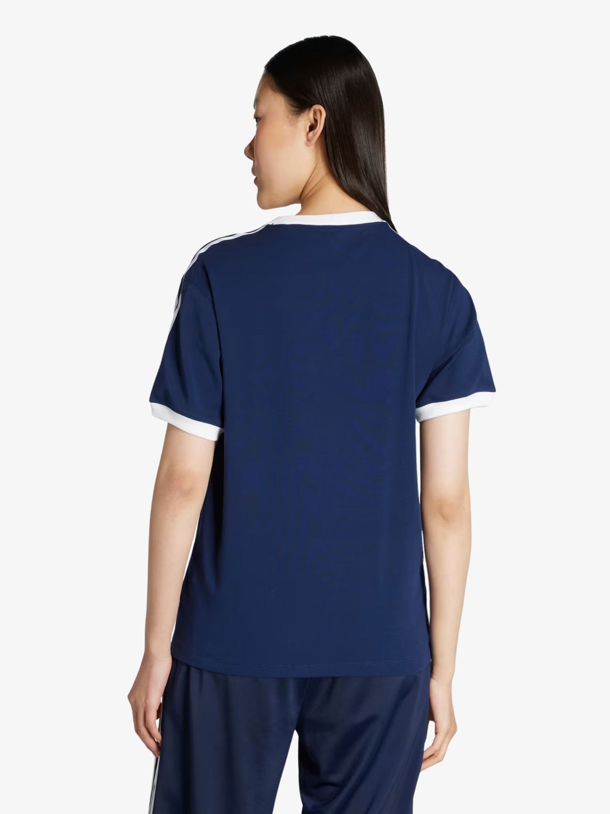 Adidas 3 Stripes Tee | Night Indigo/White