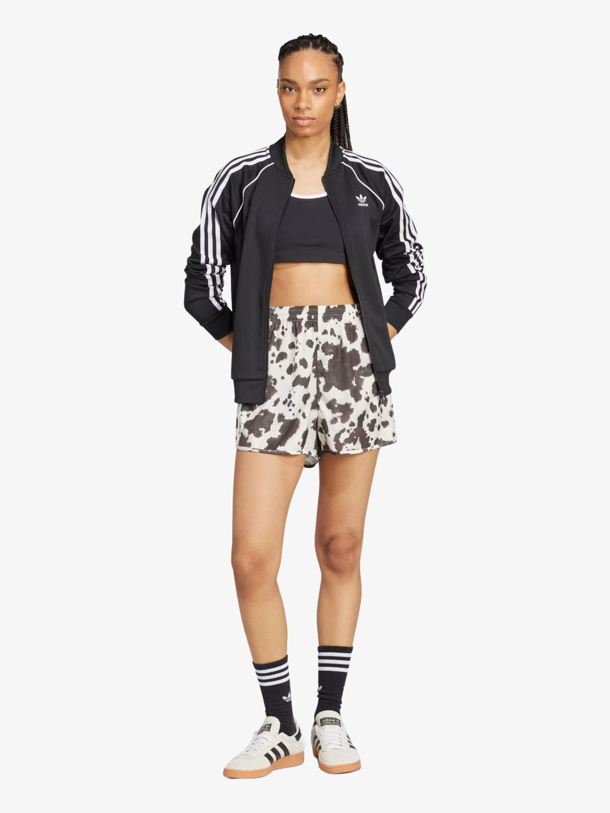 Adidas Originals Satin Shorts | Multicolor/Off White