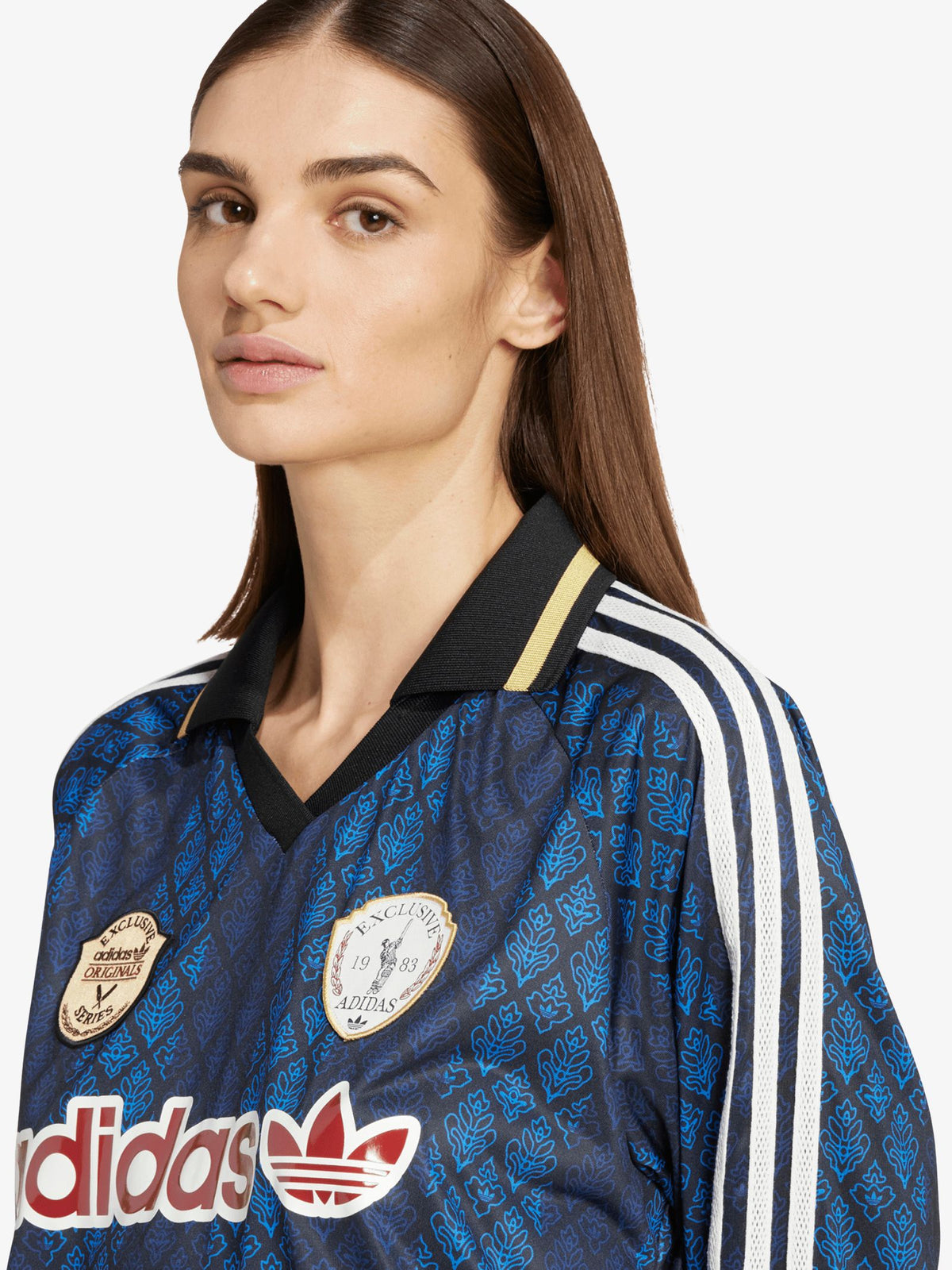 Adidas Long Sleeve Jersey | black/night indigo