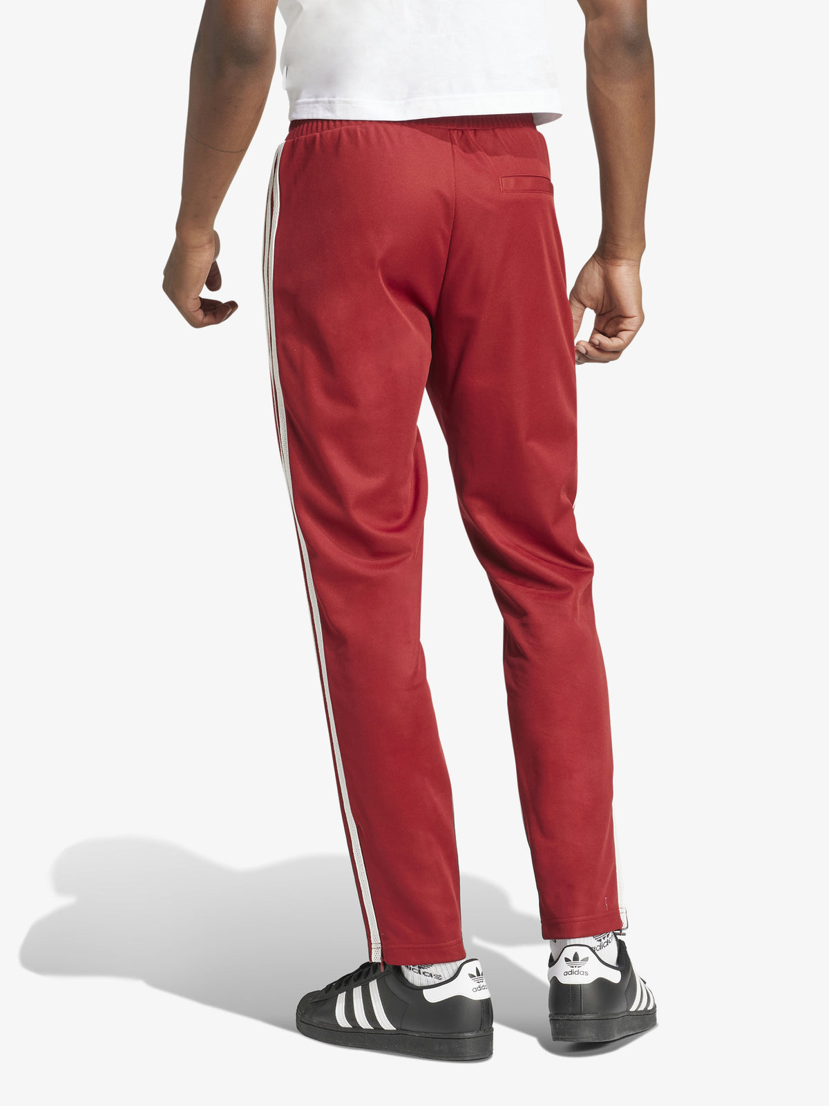 Adidas Track Pant | rust red