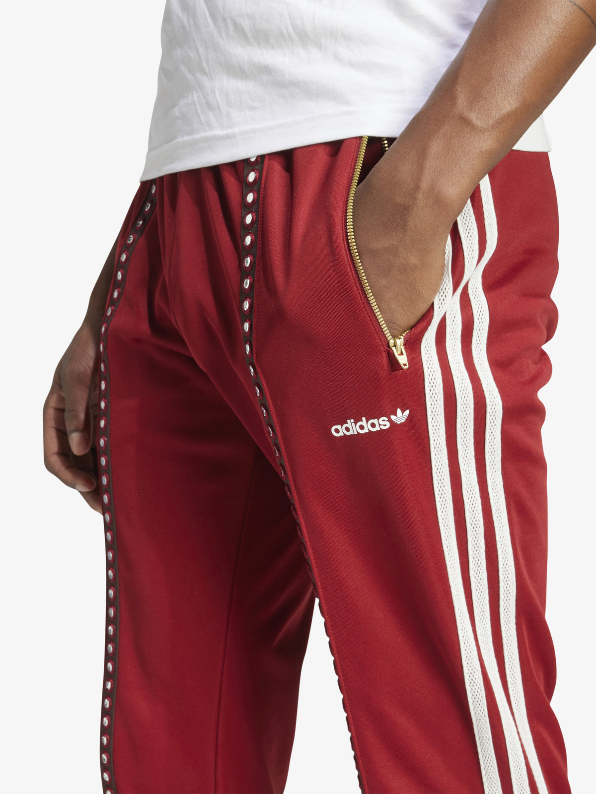 Adidas Track Pant | rust red