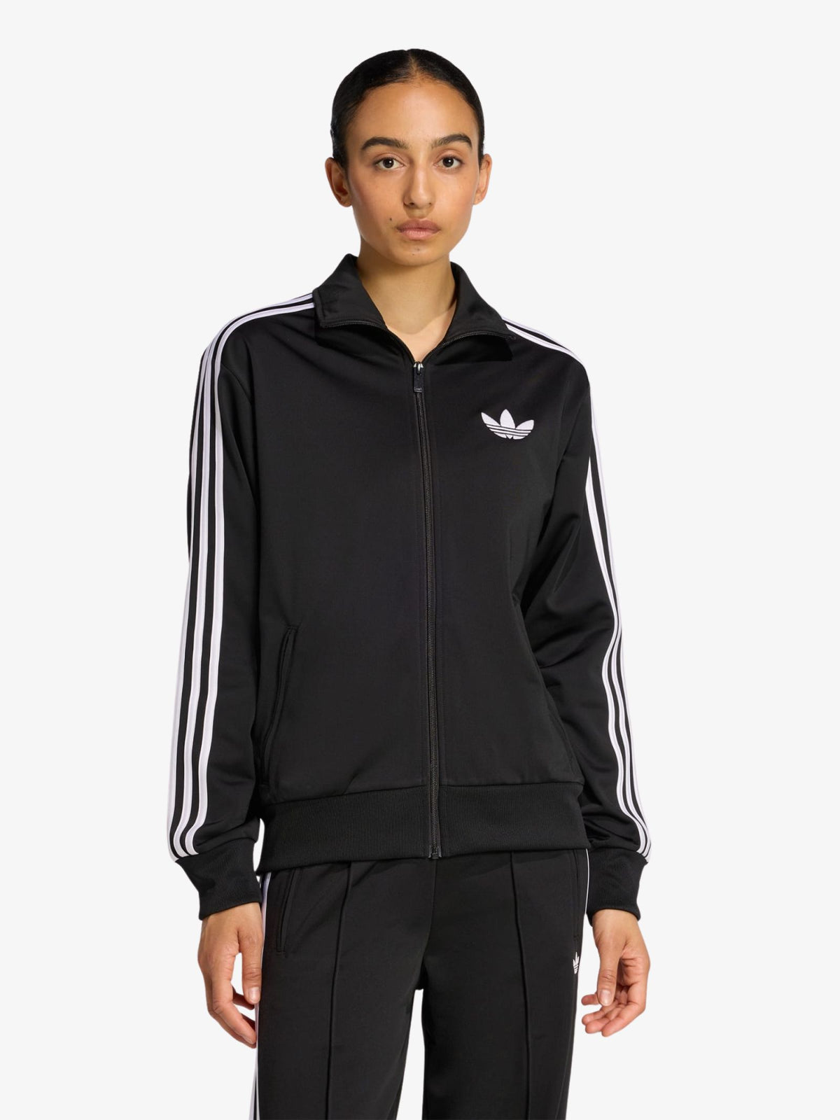 Adidas Firedbird Loose Track Top | Black/White