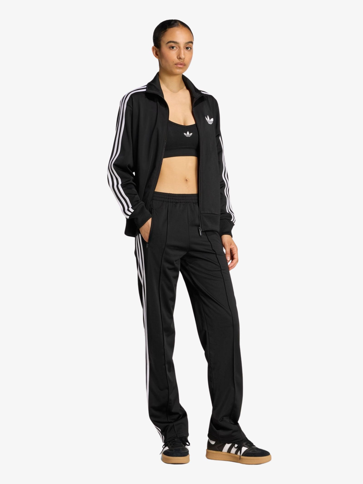 Adidas Firedbird Loose Track Top | Black/White