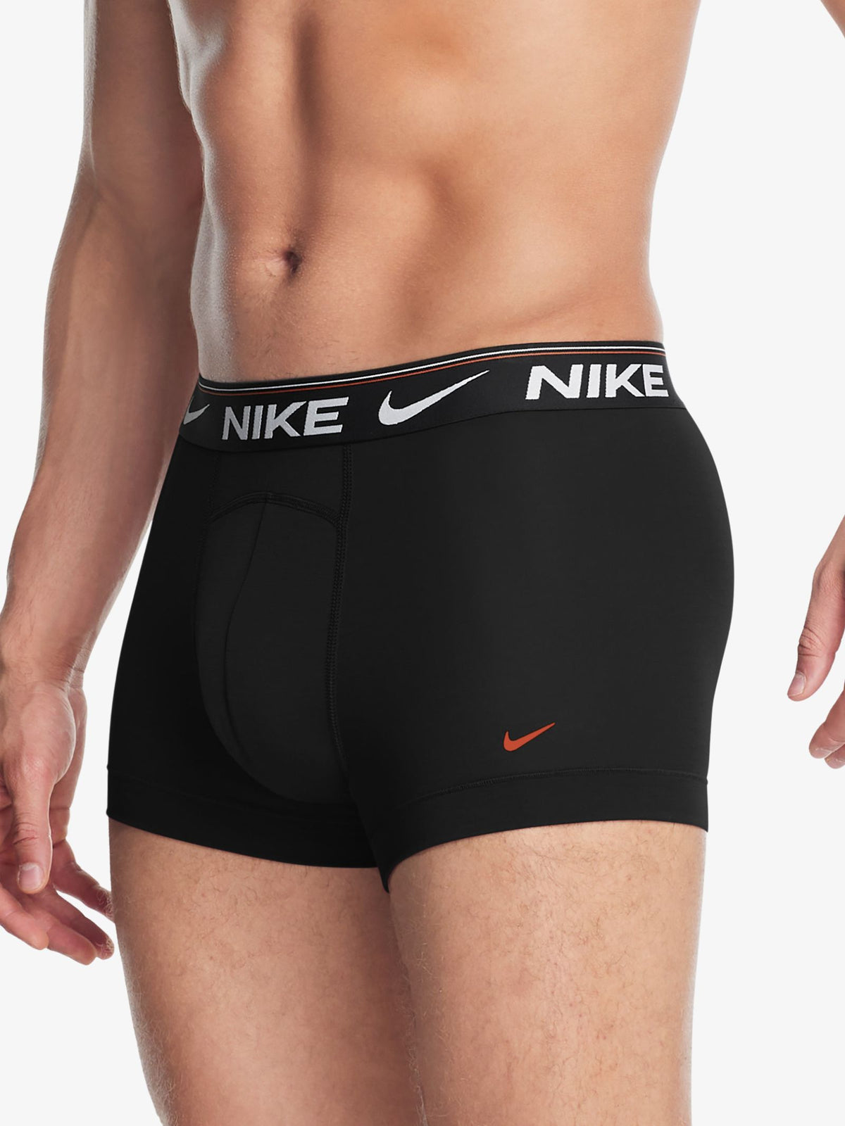Nike Underwear Men's Underwear Ultra Comfort Trunk (3 Pack) | Black