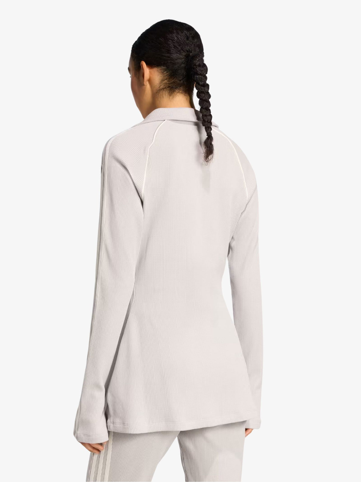 Adidas Button Down Top | Grey Two
