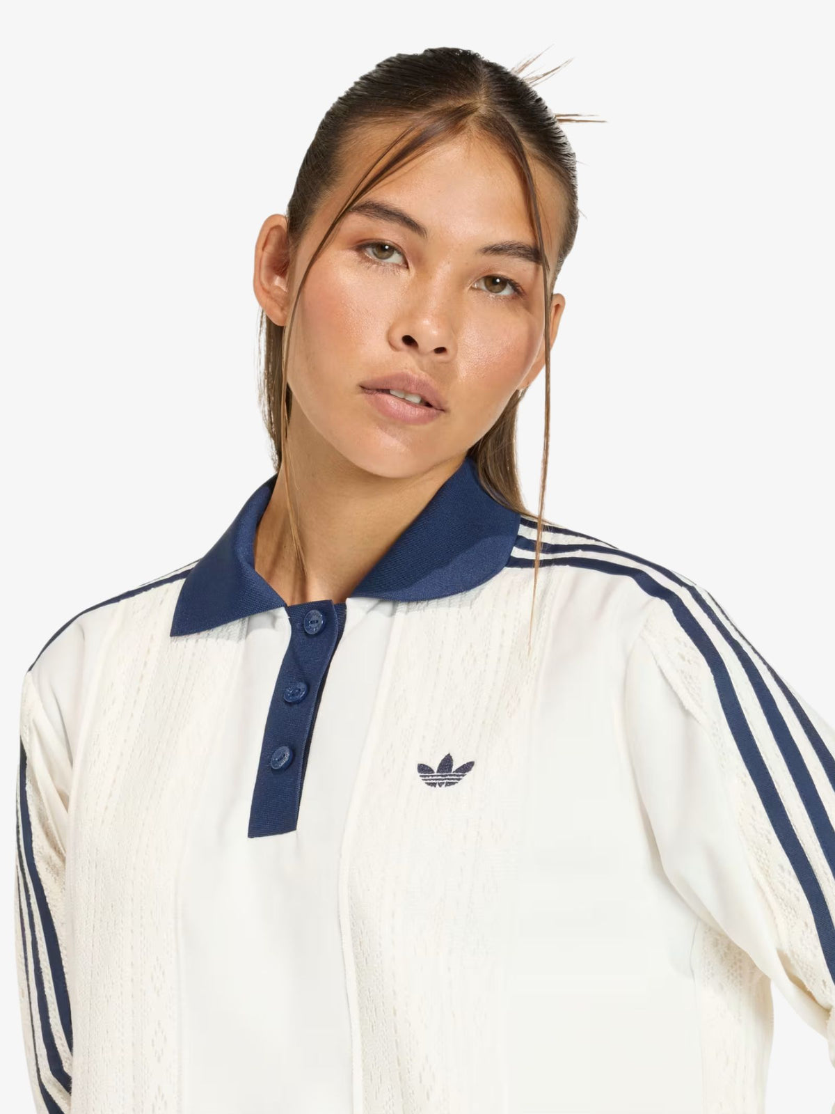 Adidas Winterised Longsleeve Soccer Jersey | Off White