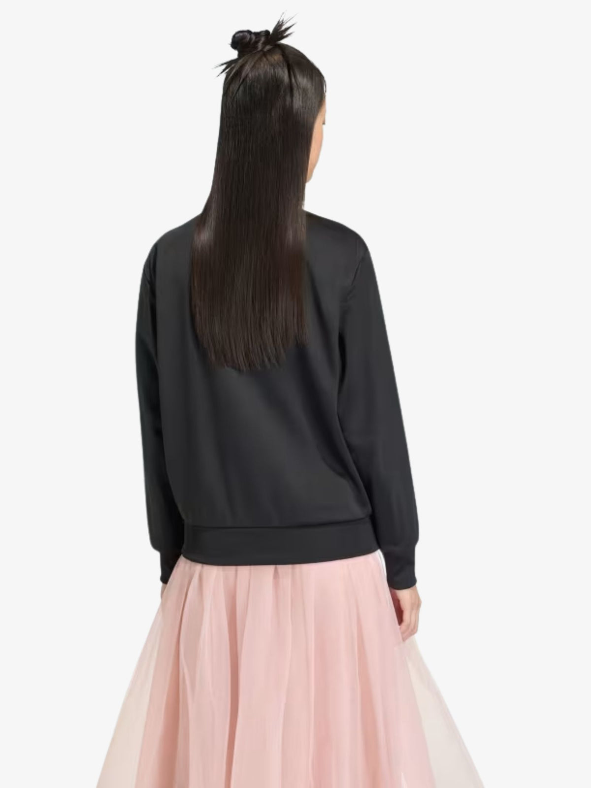 Adidas Lace Branding Firebird Track Top | Black