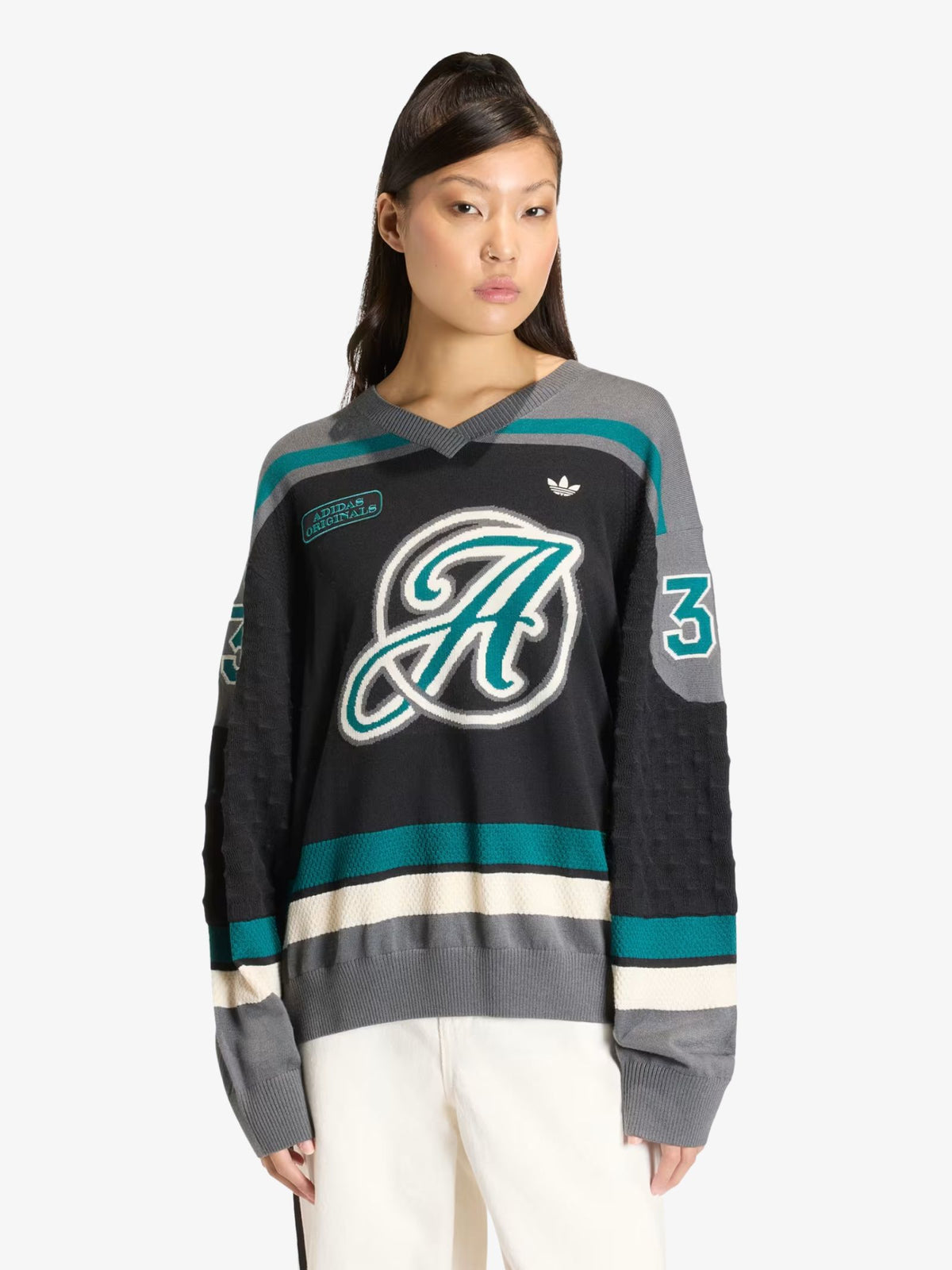Adidas Adiluna Knit Jersey | Black