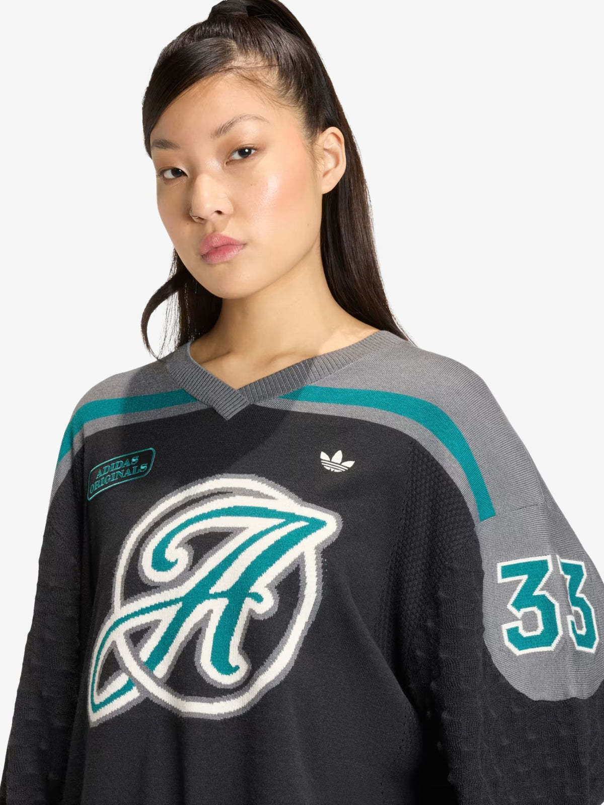 Adidas Adiluna Knit Jersey | Black