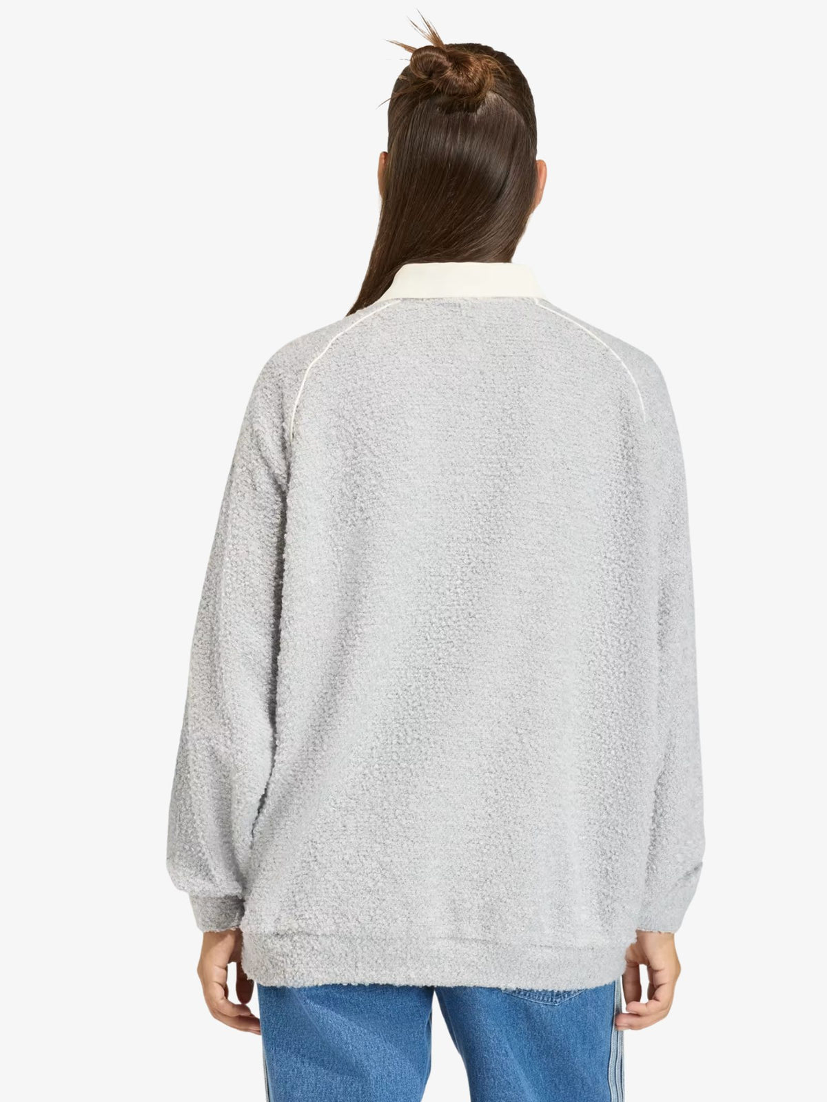 Adidas Oversized Polo Crew | Grey Two