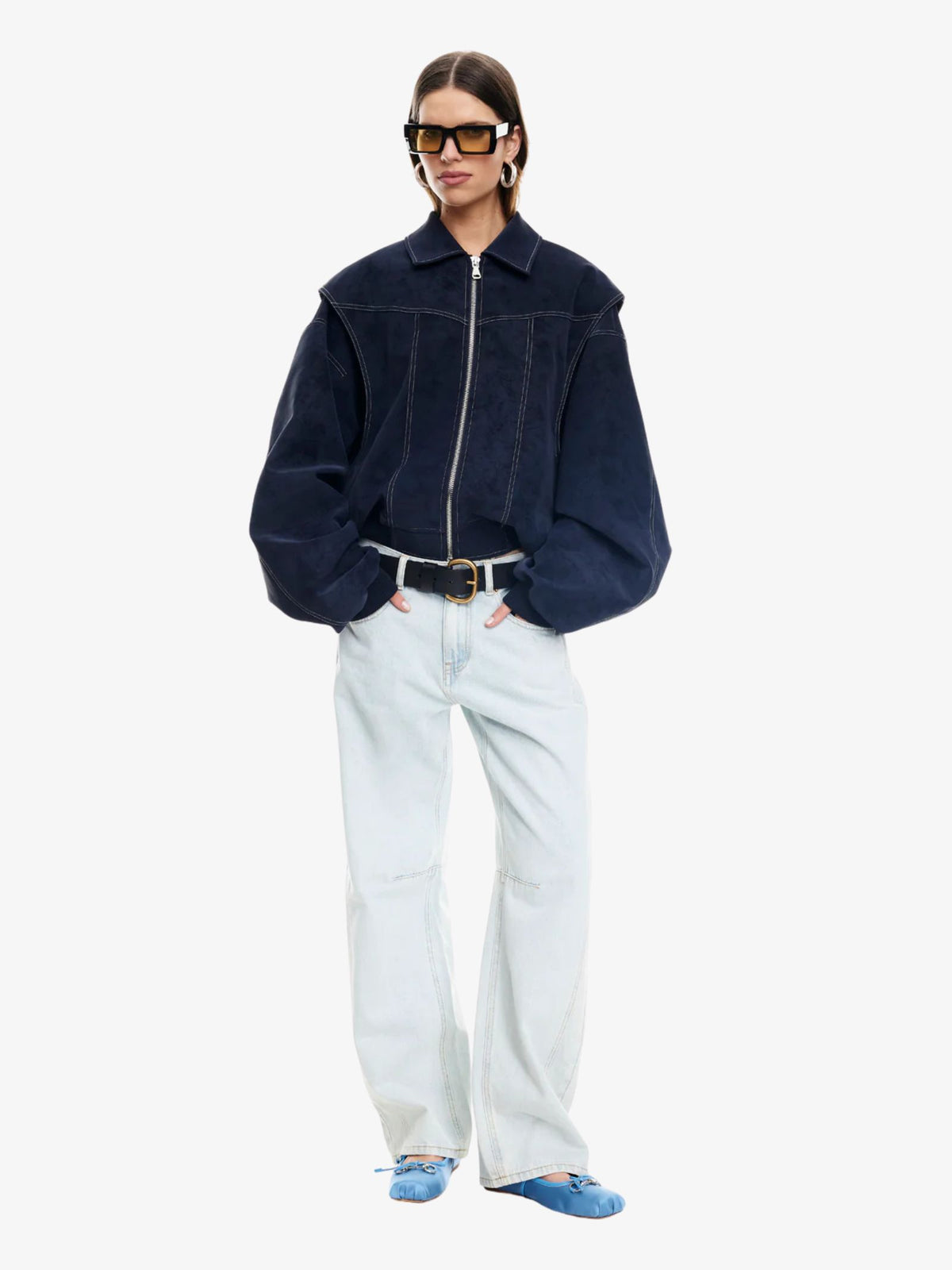 Lioness Vista Bomber | WASHED NAVY