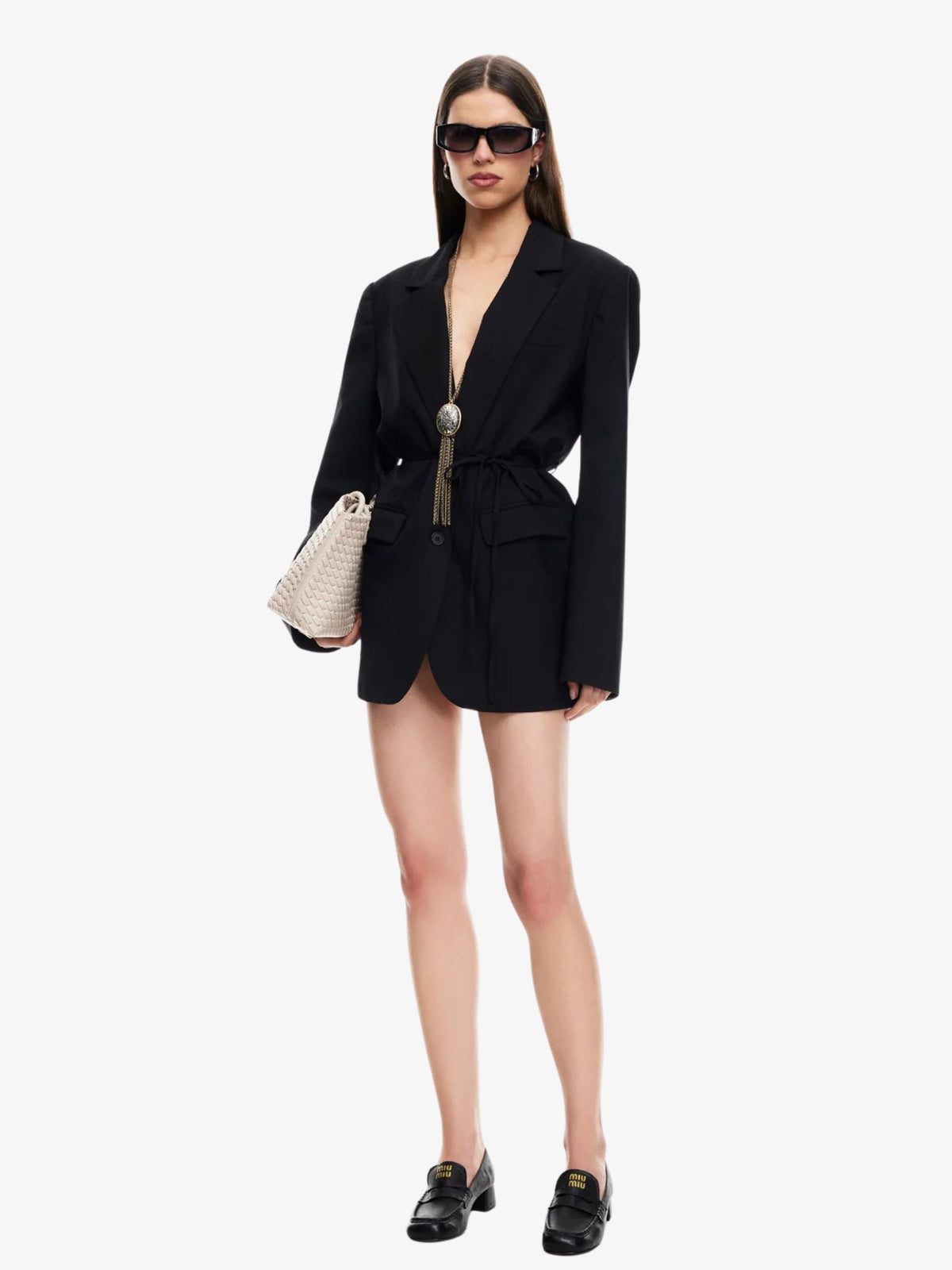 Lioness Olympia Blazer Dress | Noir