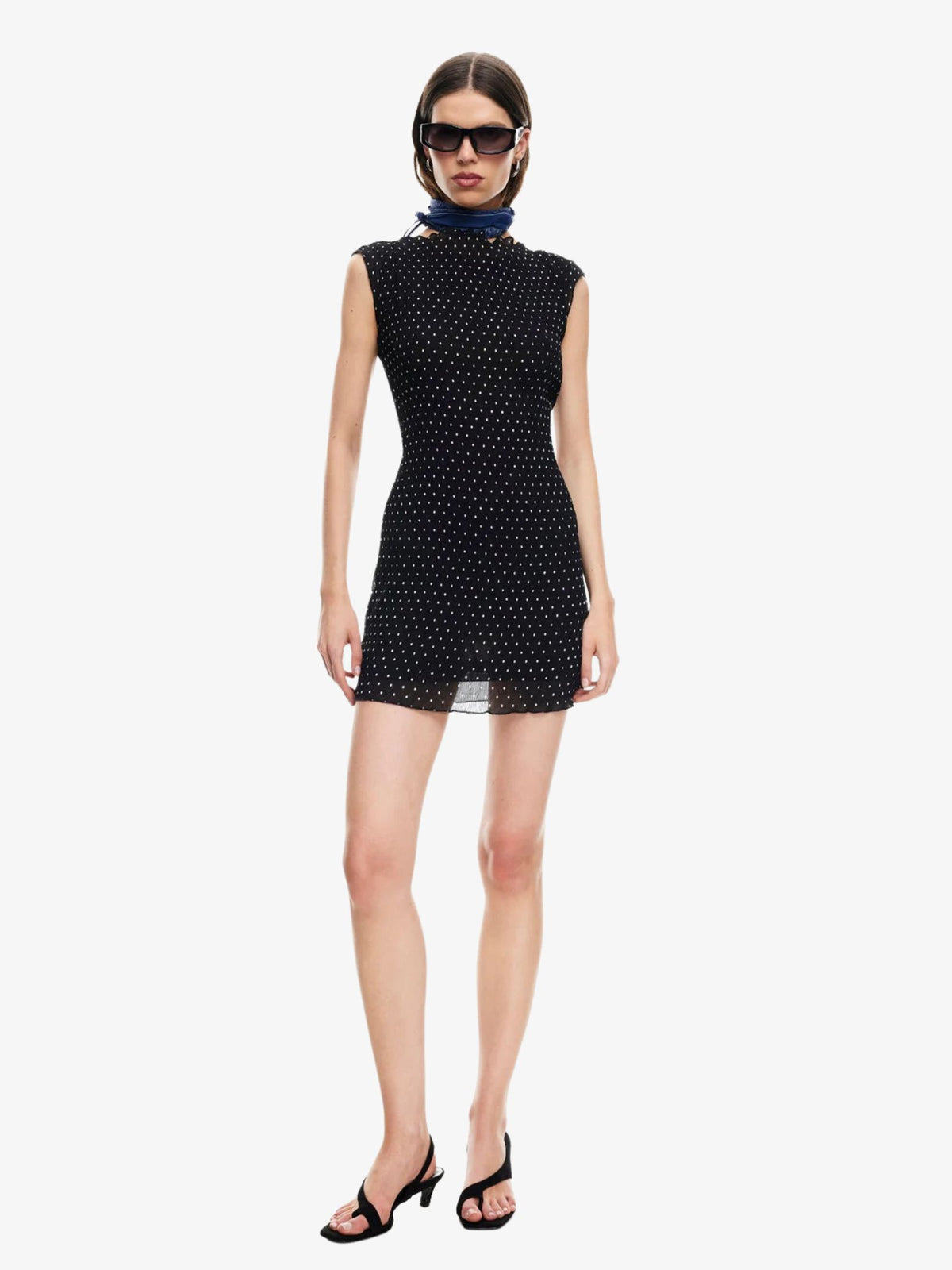 Lioness Mariner Mini Dress | Noir Polka