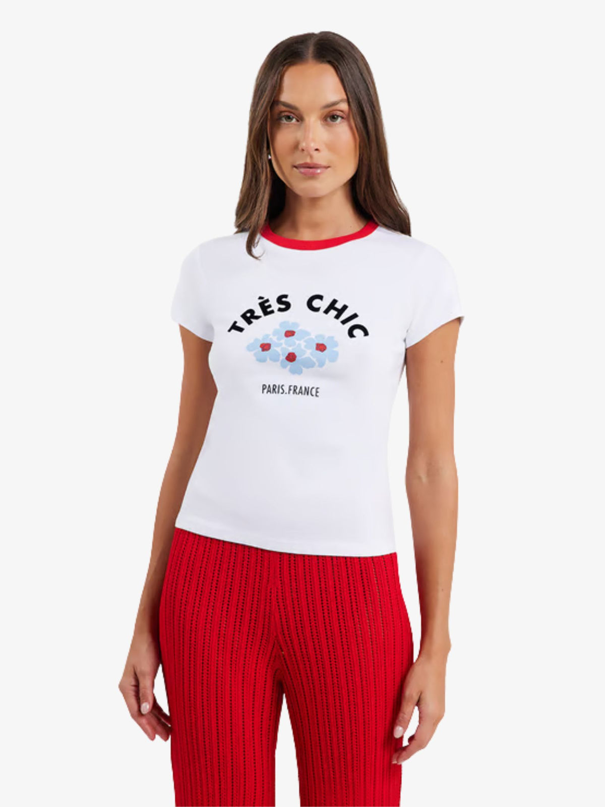 LIIDO Tres Chic Baby Tee | BRIGHT WHITE