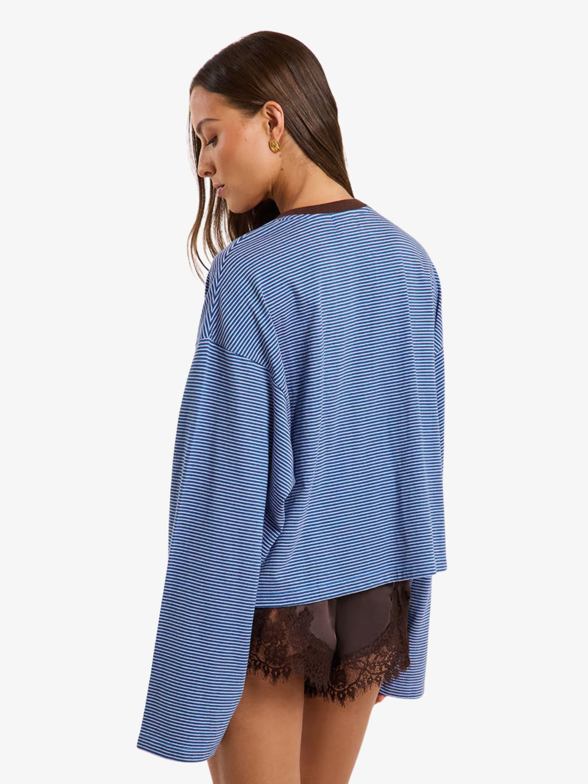 LIIDO Taliah LS Stripey Tee | TALIAH STRIPE