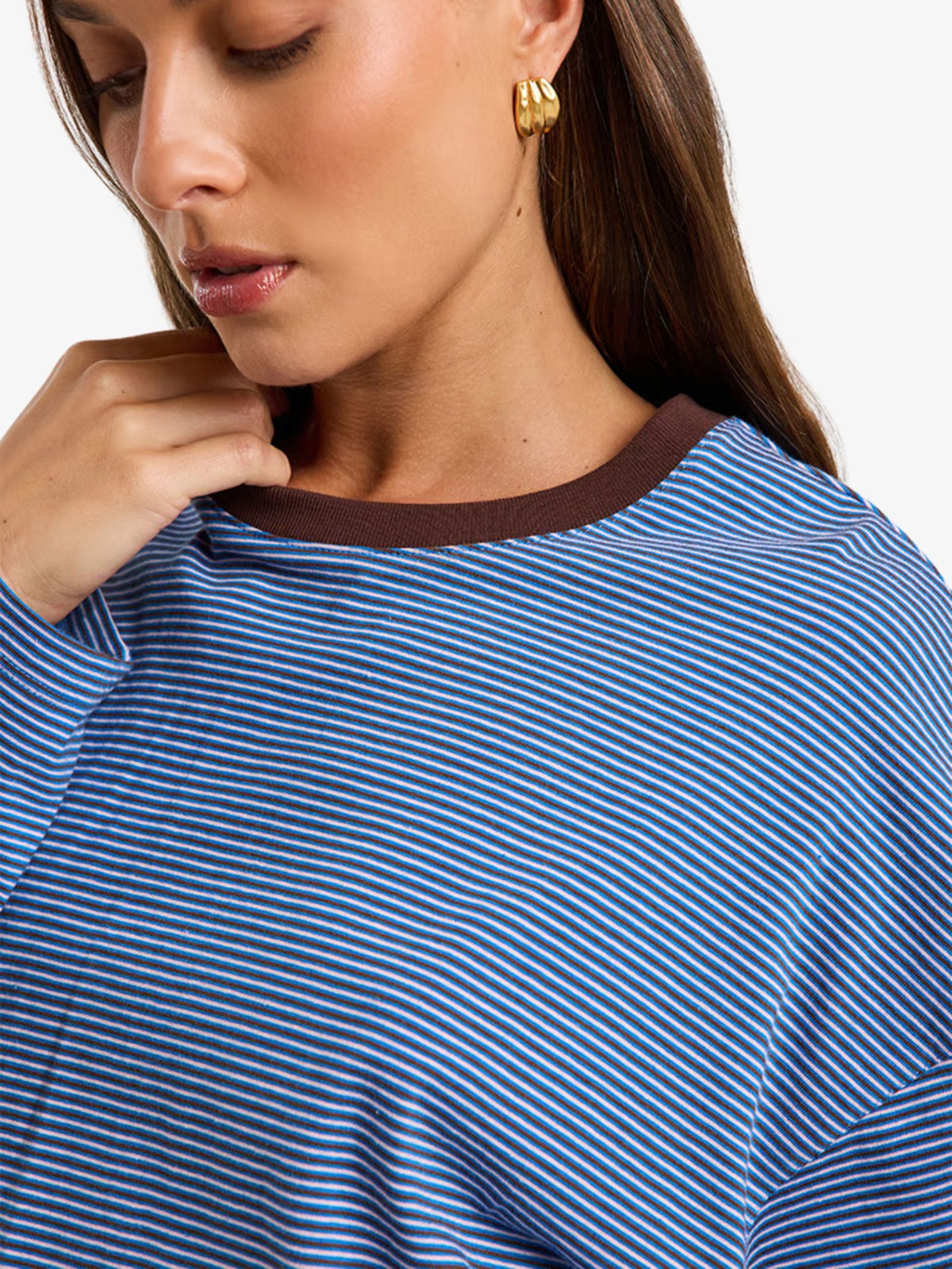 LIIDO Taliah LS Stripey Tee | TALIAH STRIPE
