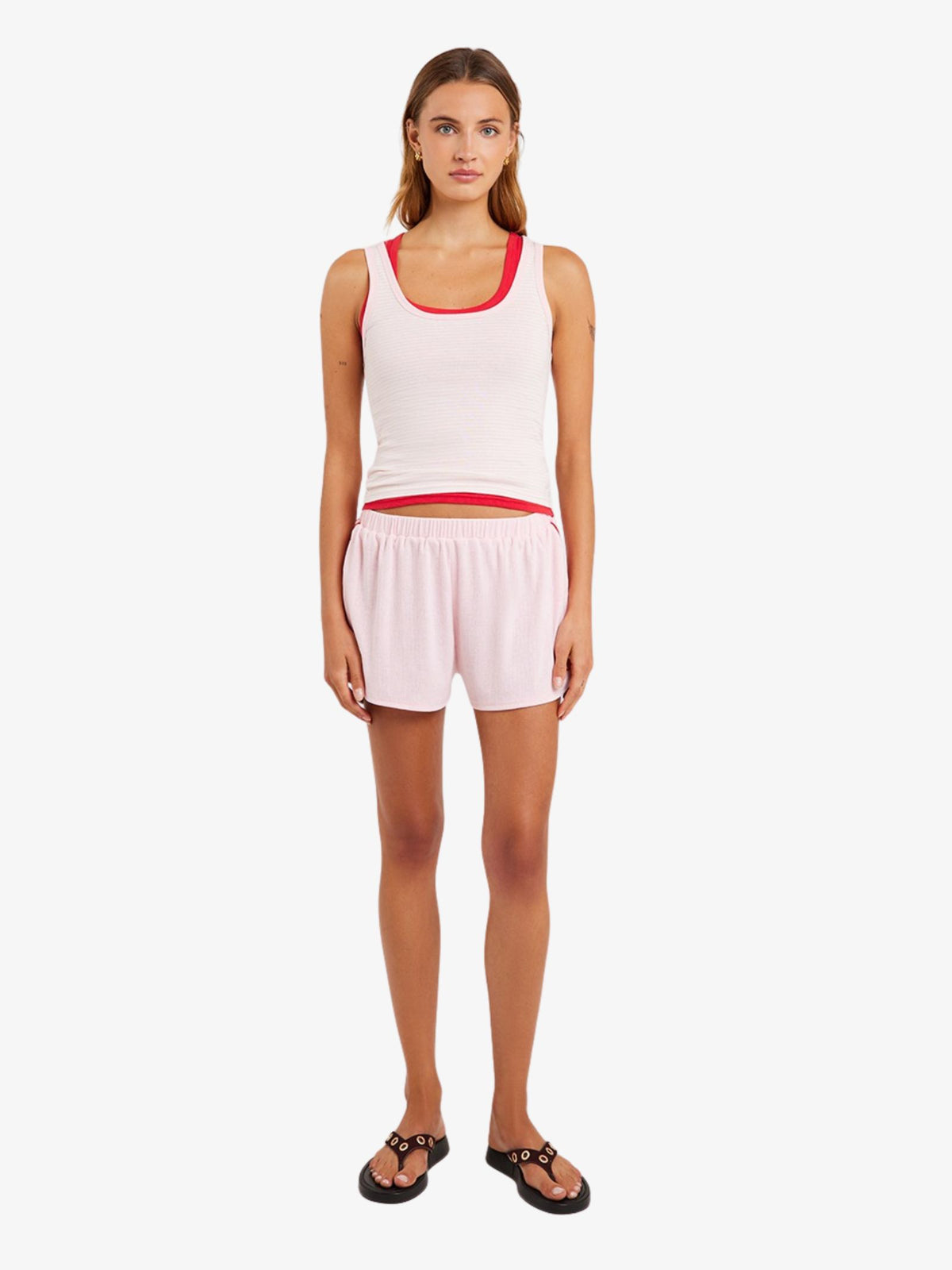 LIIDO Pointelle Shorts | PINK POINTELLE