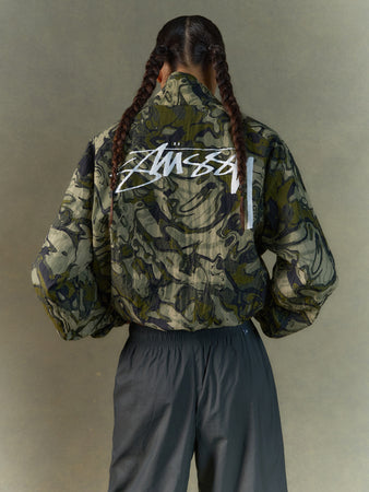 STUSSY NYLON WARM UP JACKET archive guaranteed