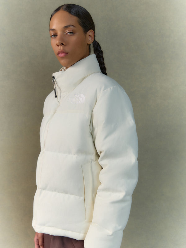The north face 1992 Ripstop Nuptse Jacket White dune | Glue Store