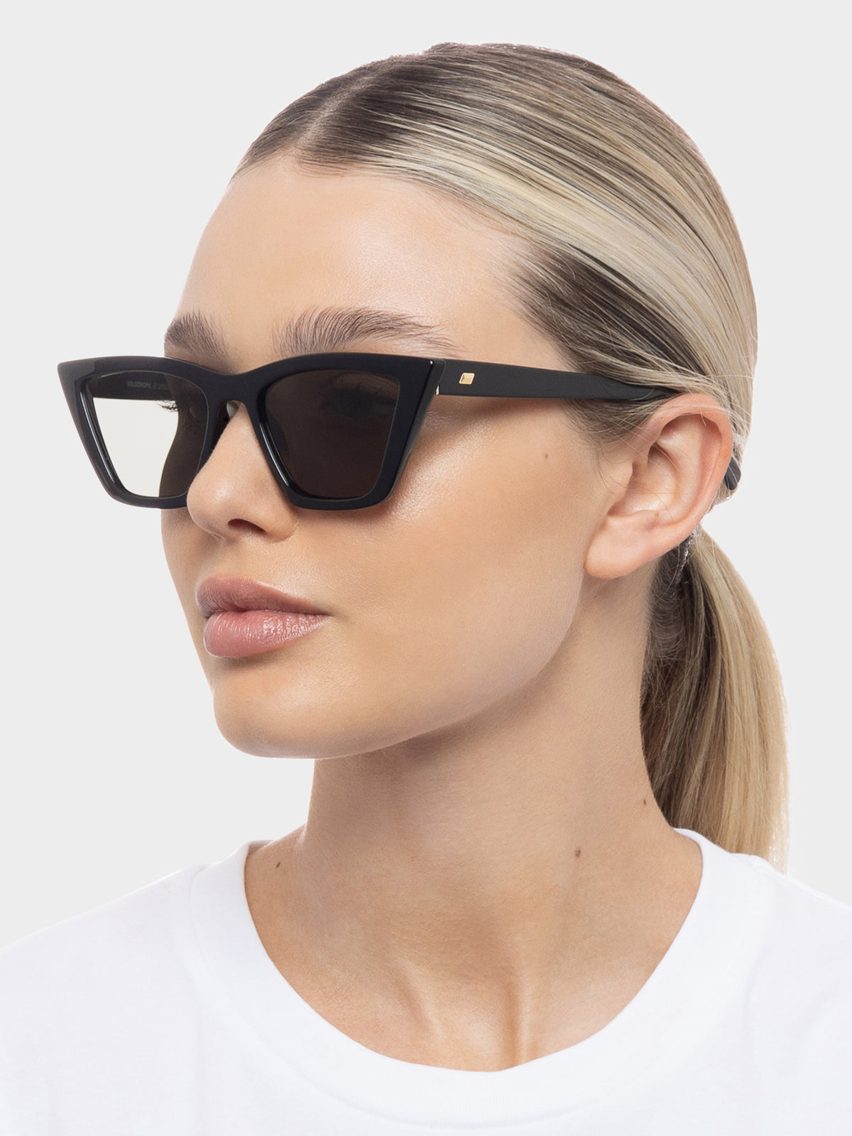 Velodrome Sunglasses in Black Khaki Mono